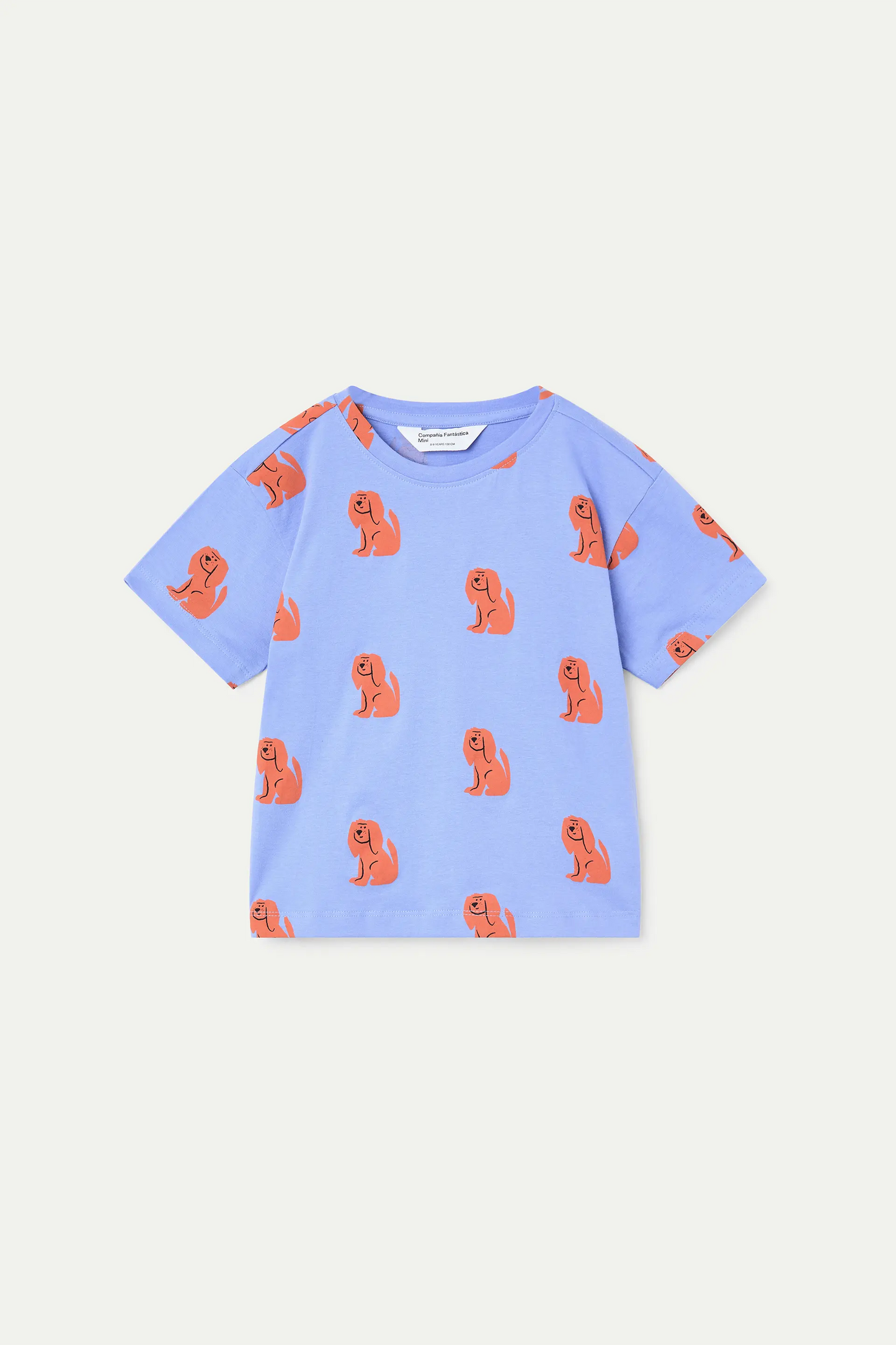 Camiseta de niña con estampado de perrito