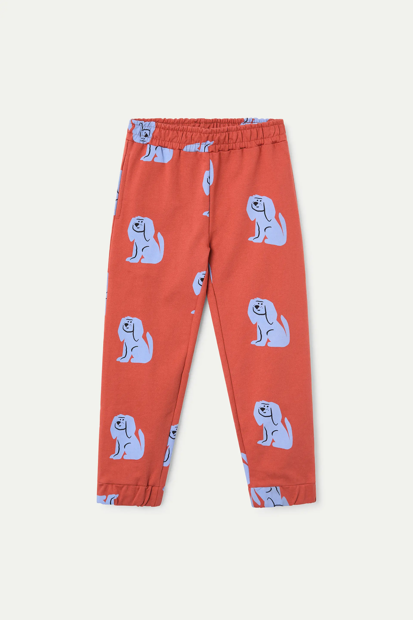 Pantaloni da bambina con stampa di cuccioli