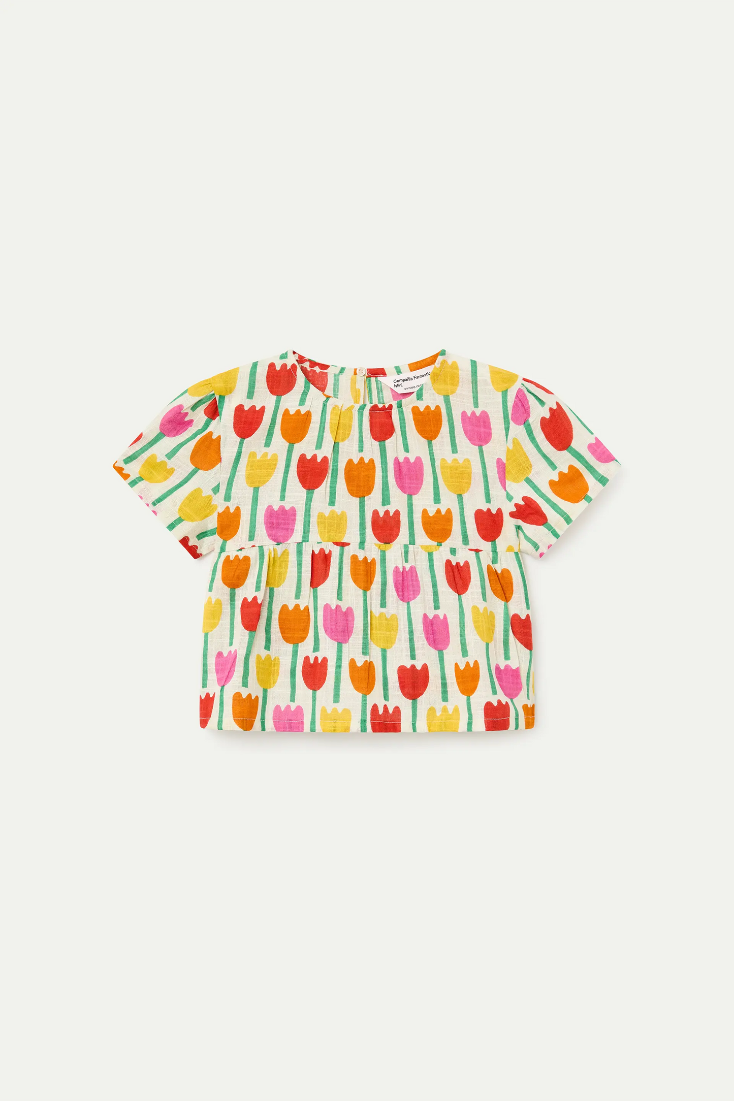 Top de niña con estampado Tulipa