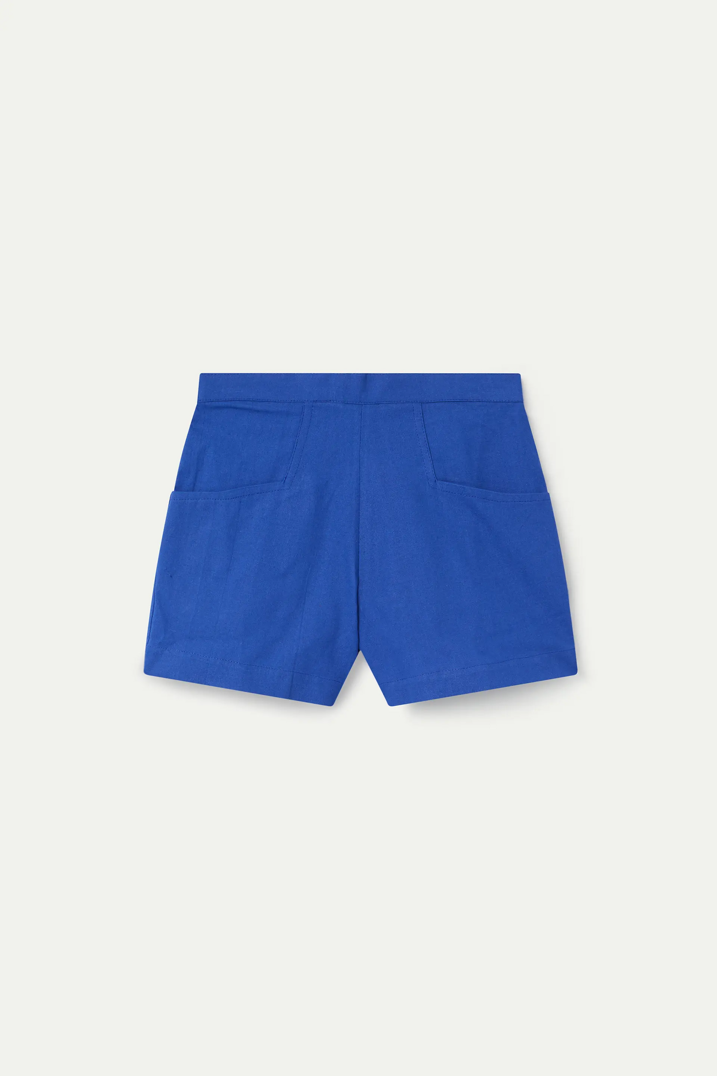 Pantaloncini da bambina, 100% cotone, blu navy