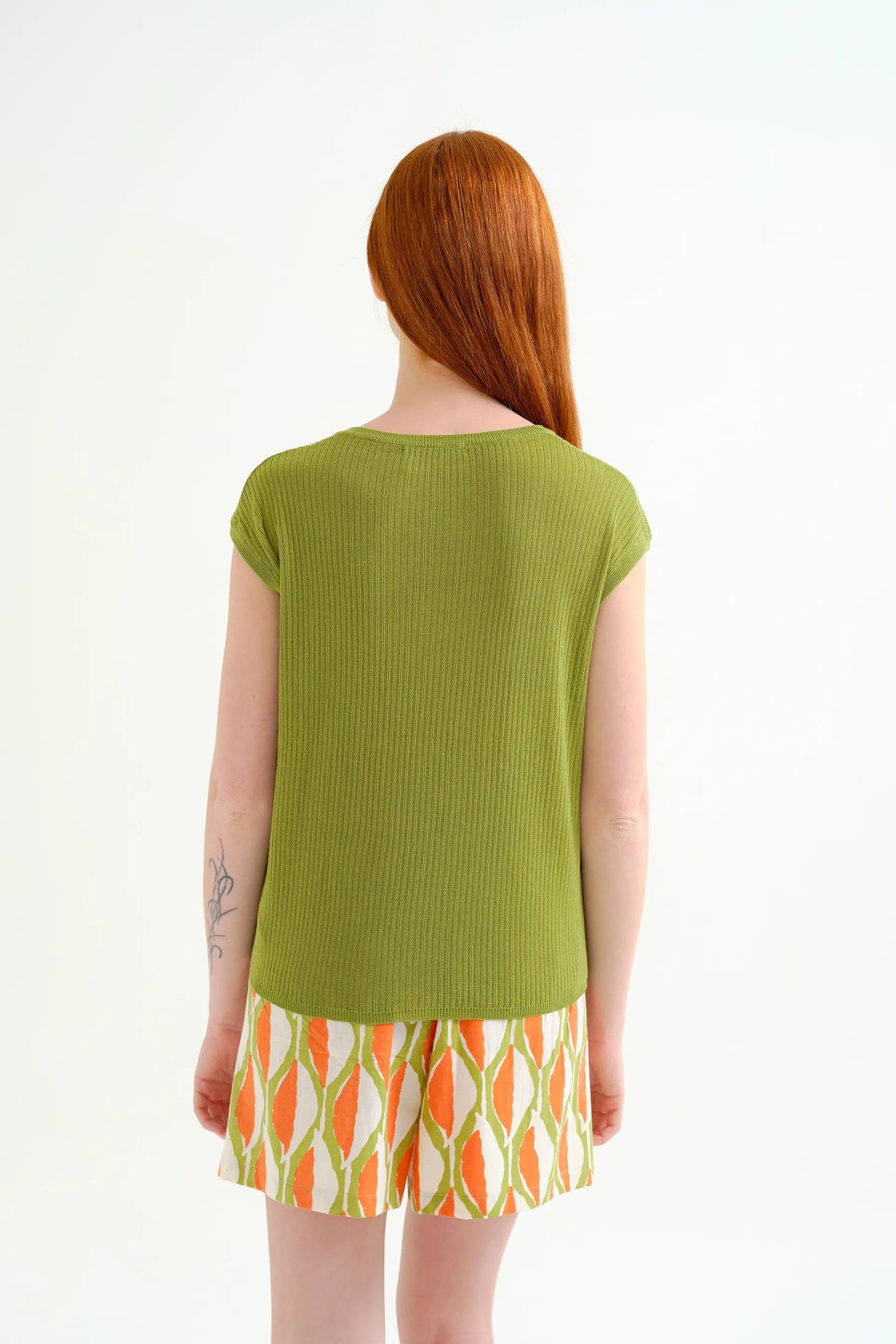 Punto verde in alto