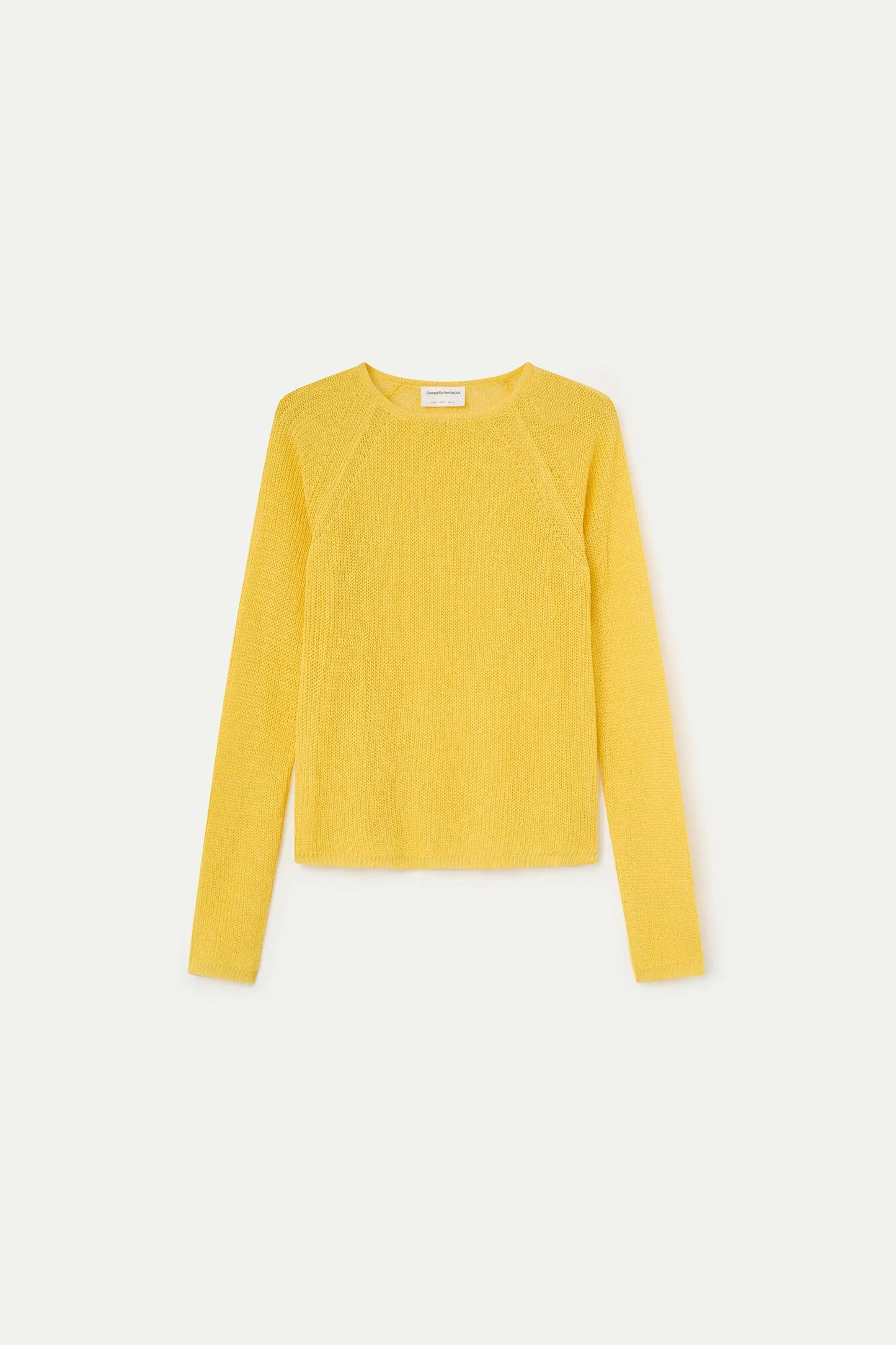 Jersey punto básico amarillo