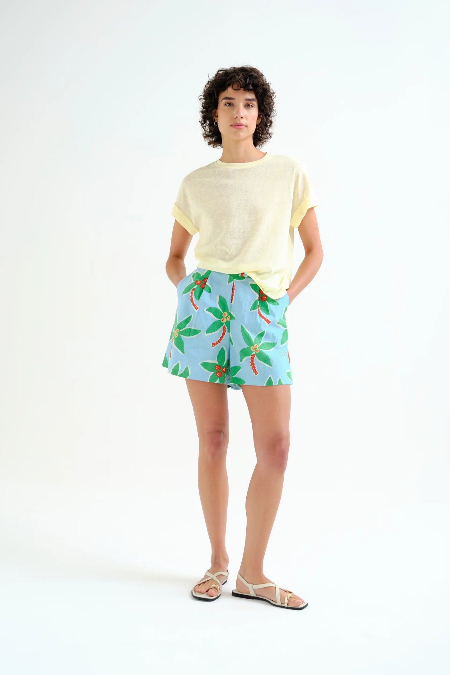 basic yellow t-shirt