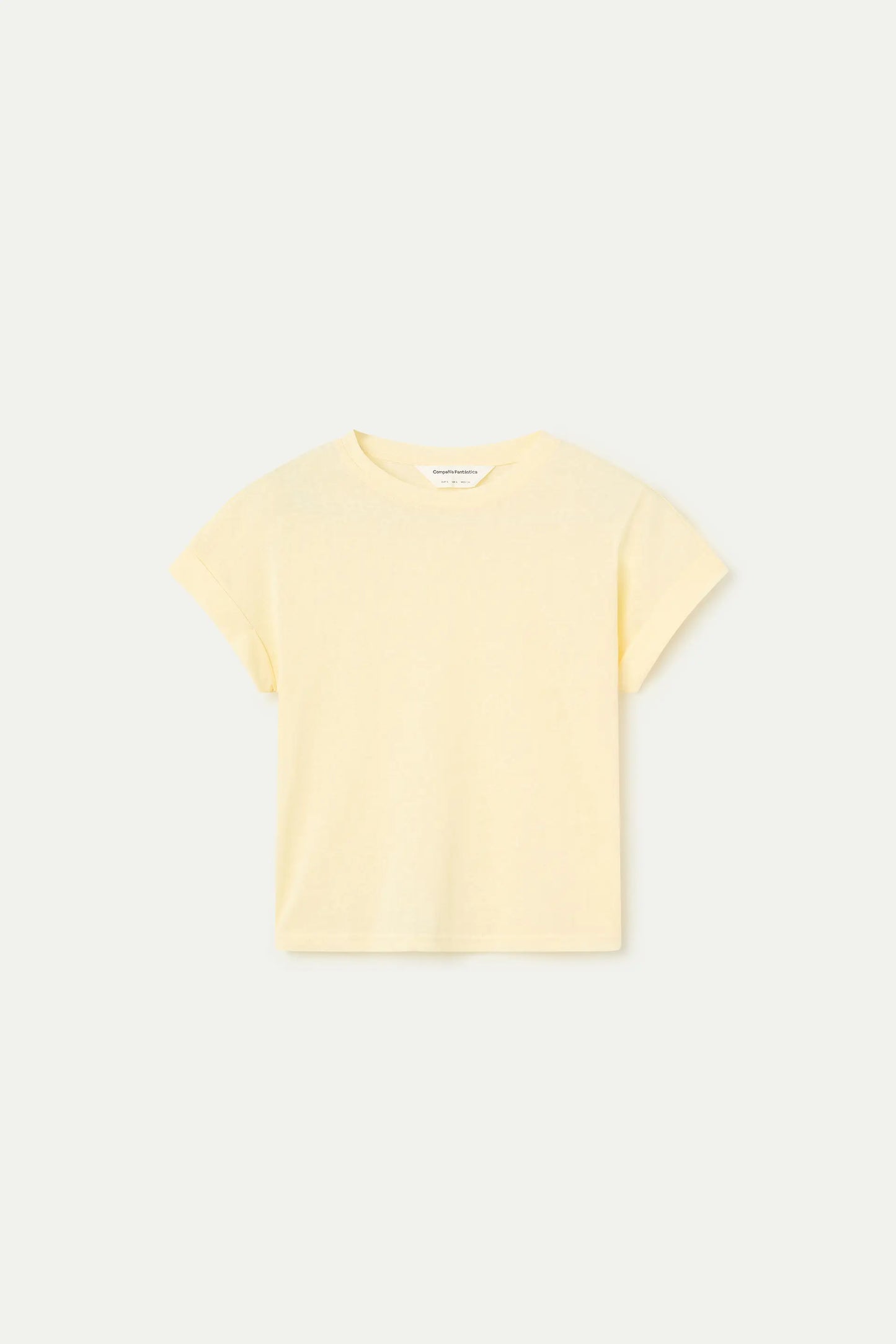basic yellow t-shirt