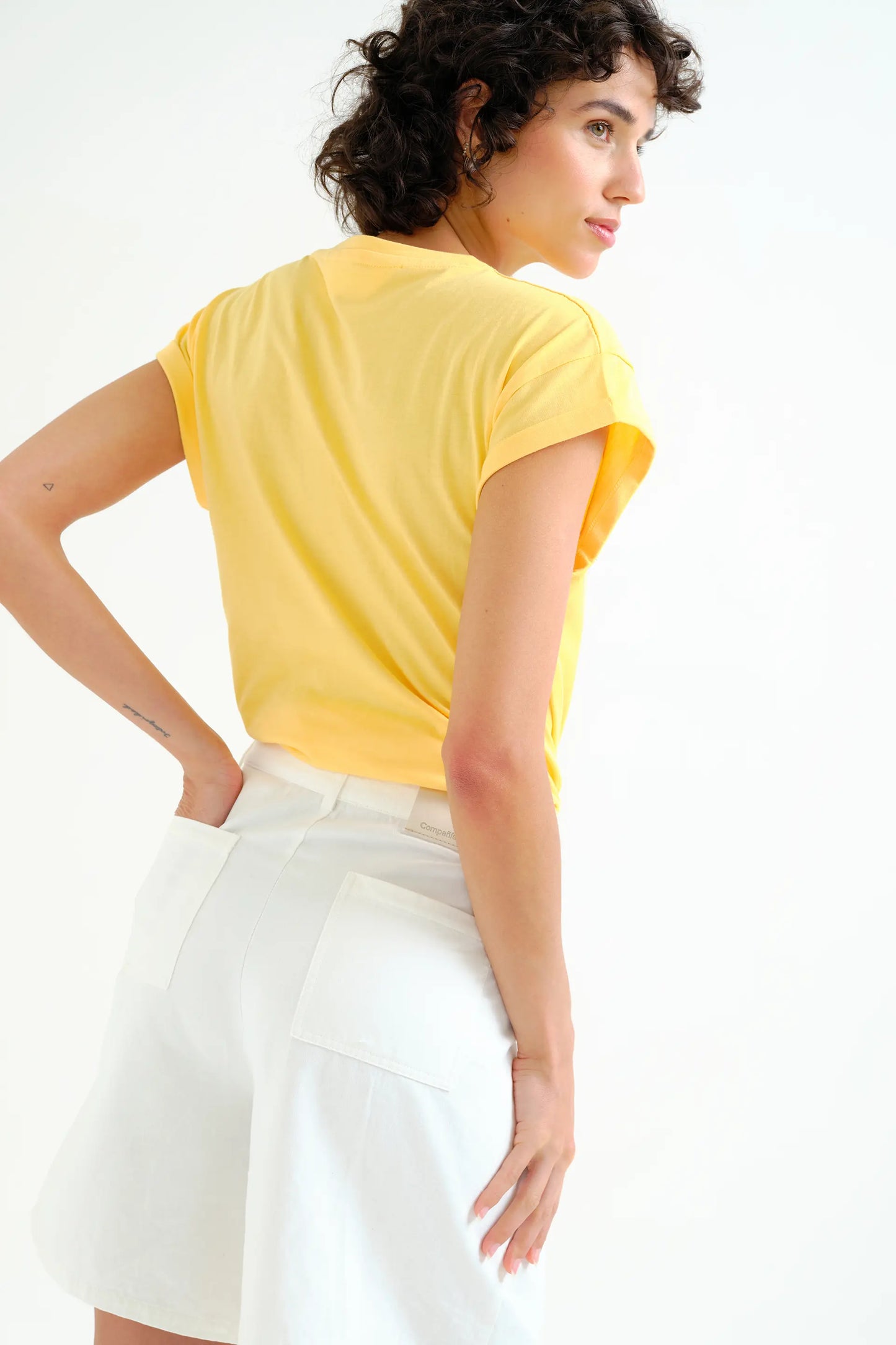 Shorts blanco 100% algodón