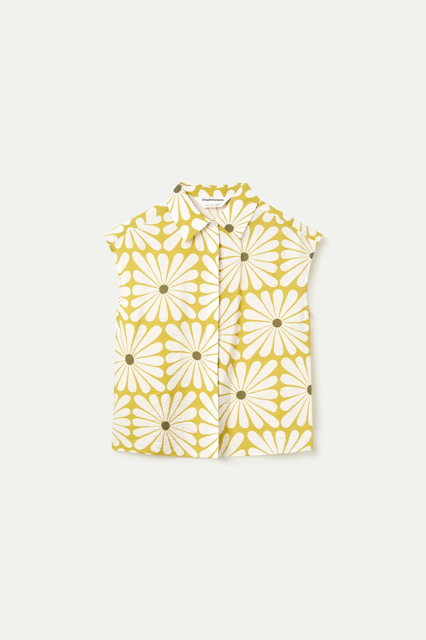 Camisa con estampado Olive Flower