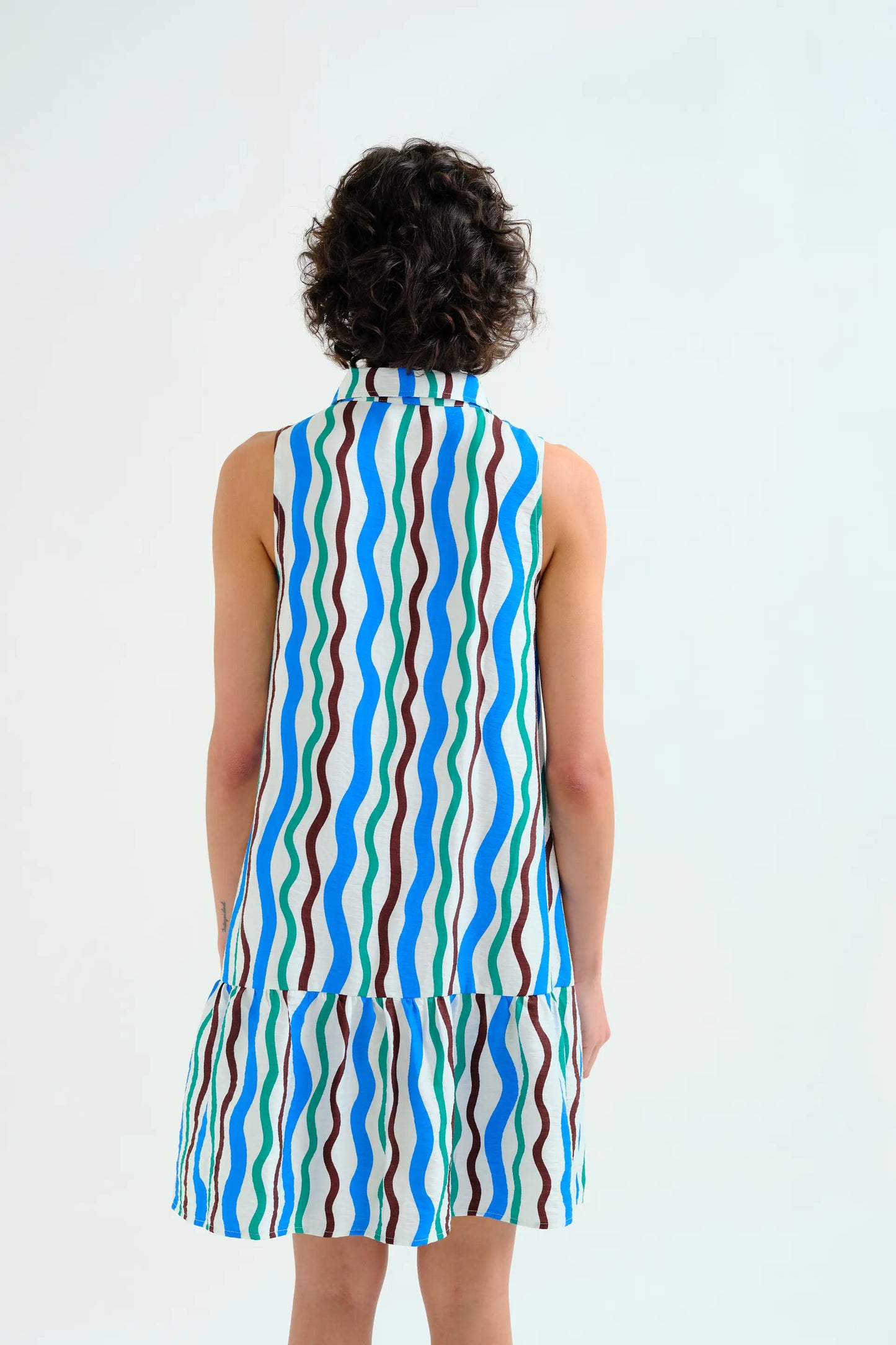 Vestido corto con estampado Sea & Mountain