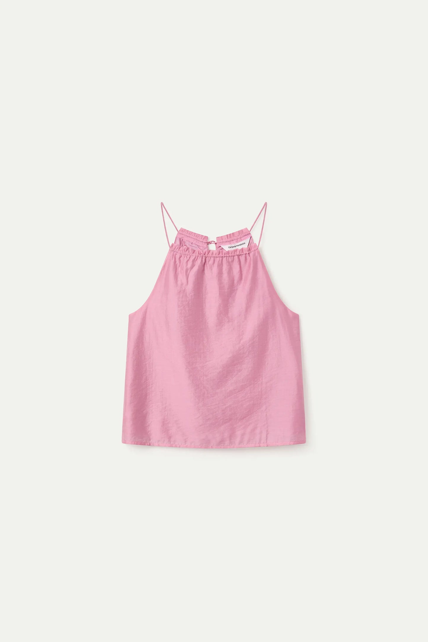 Top halter rosa