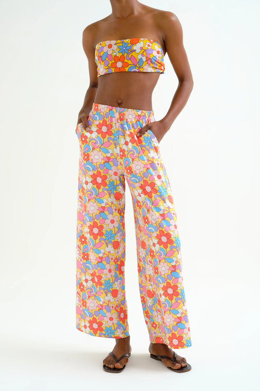 Pantaloni con stampa Bloom