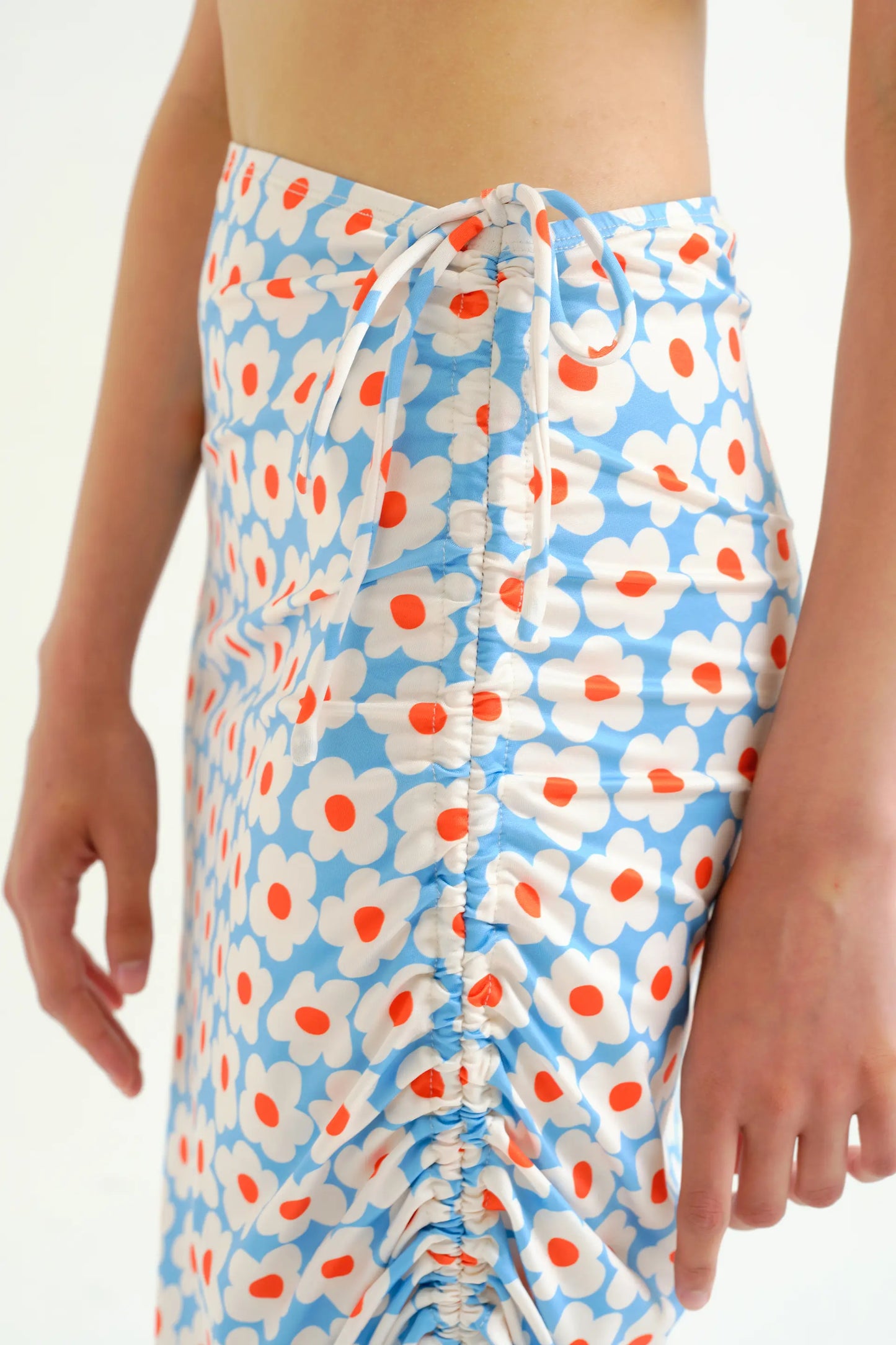 Falda midi con estampado Popcorn