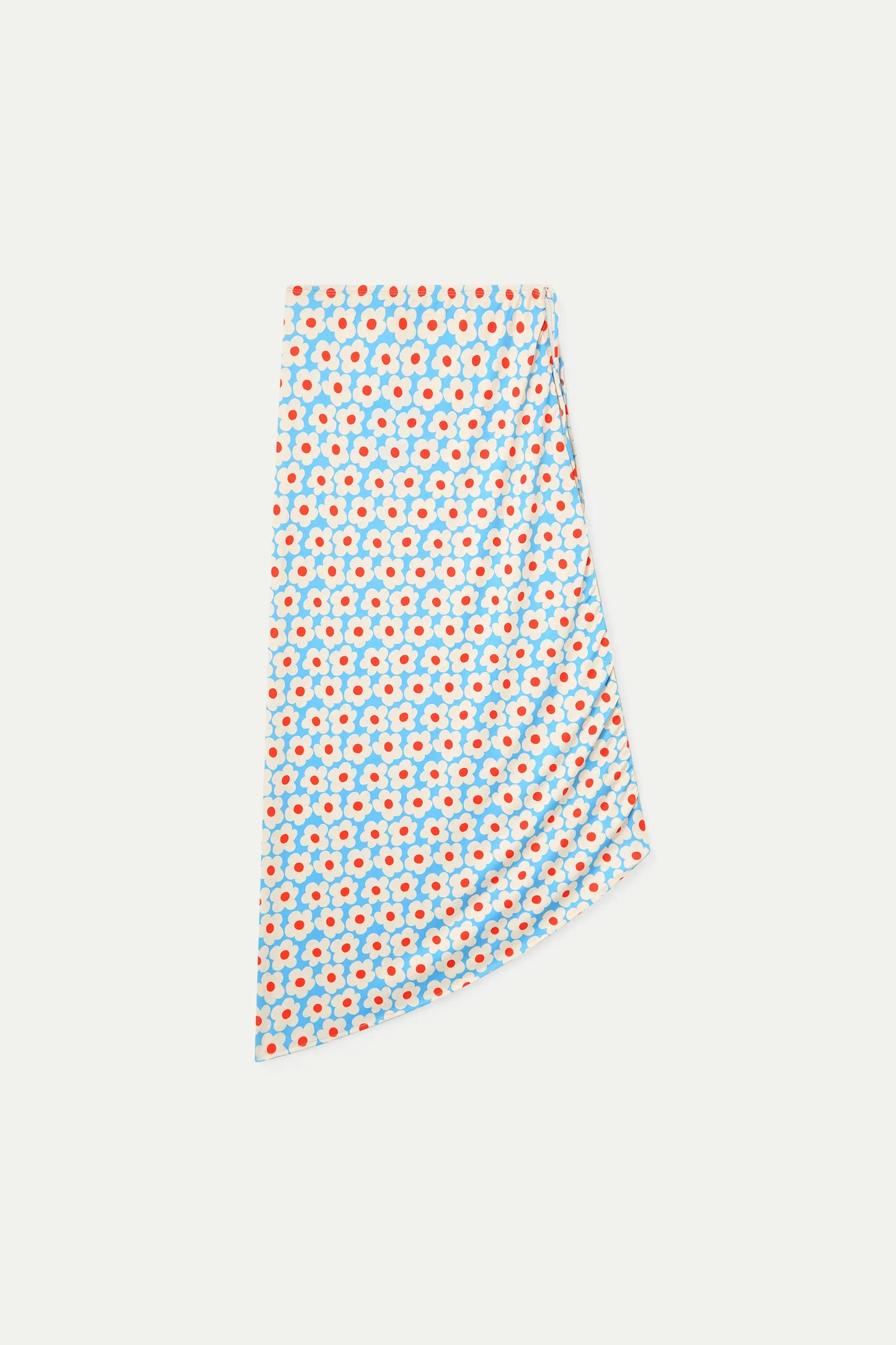 Falda midi con estampado Popcorn
