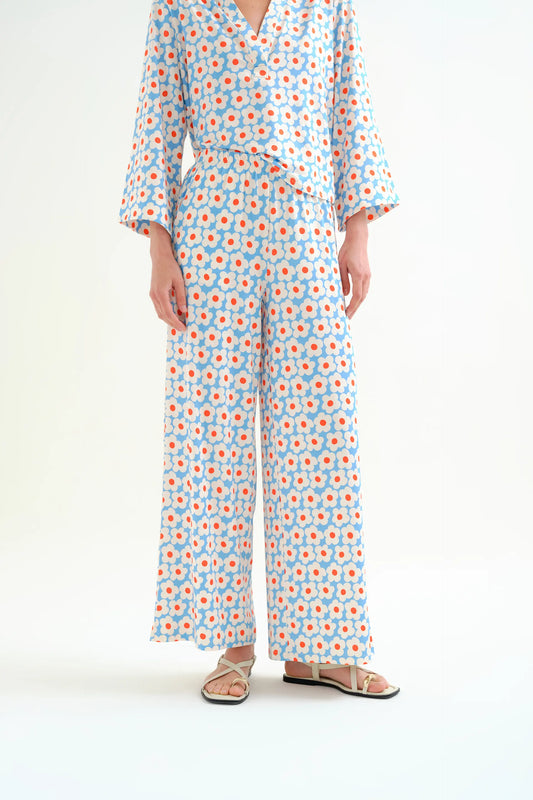 Pantaloni con stampa popcorn