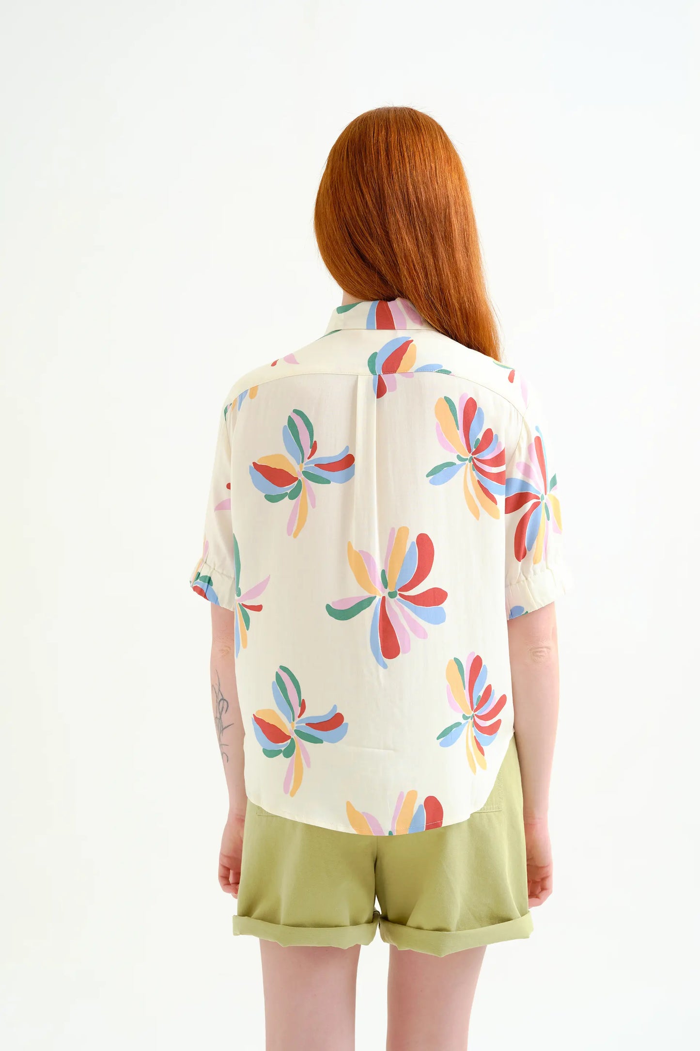Camisa con estampado Monarda