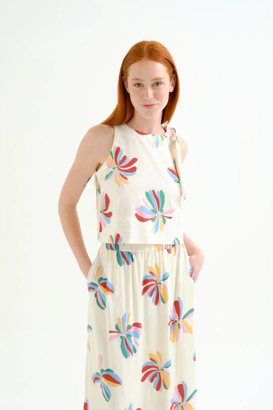Top con estampado Mornarda