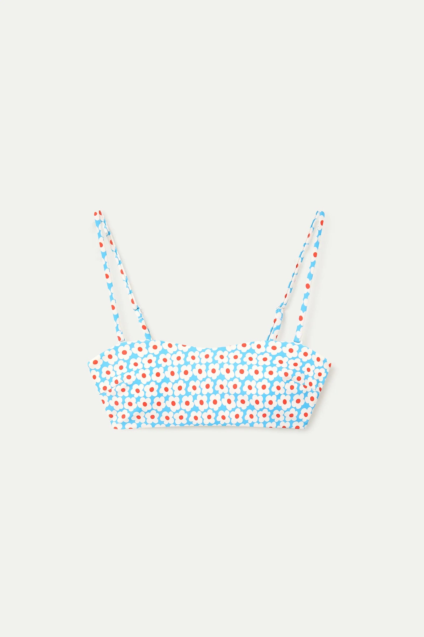 Top bikini recto estampado Popcorn