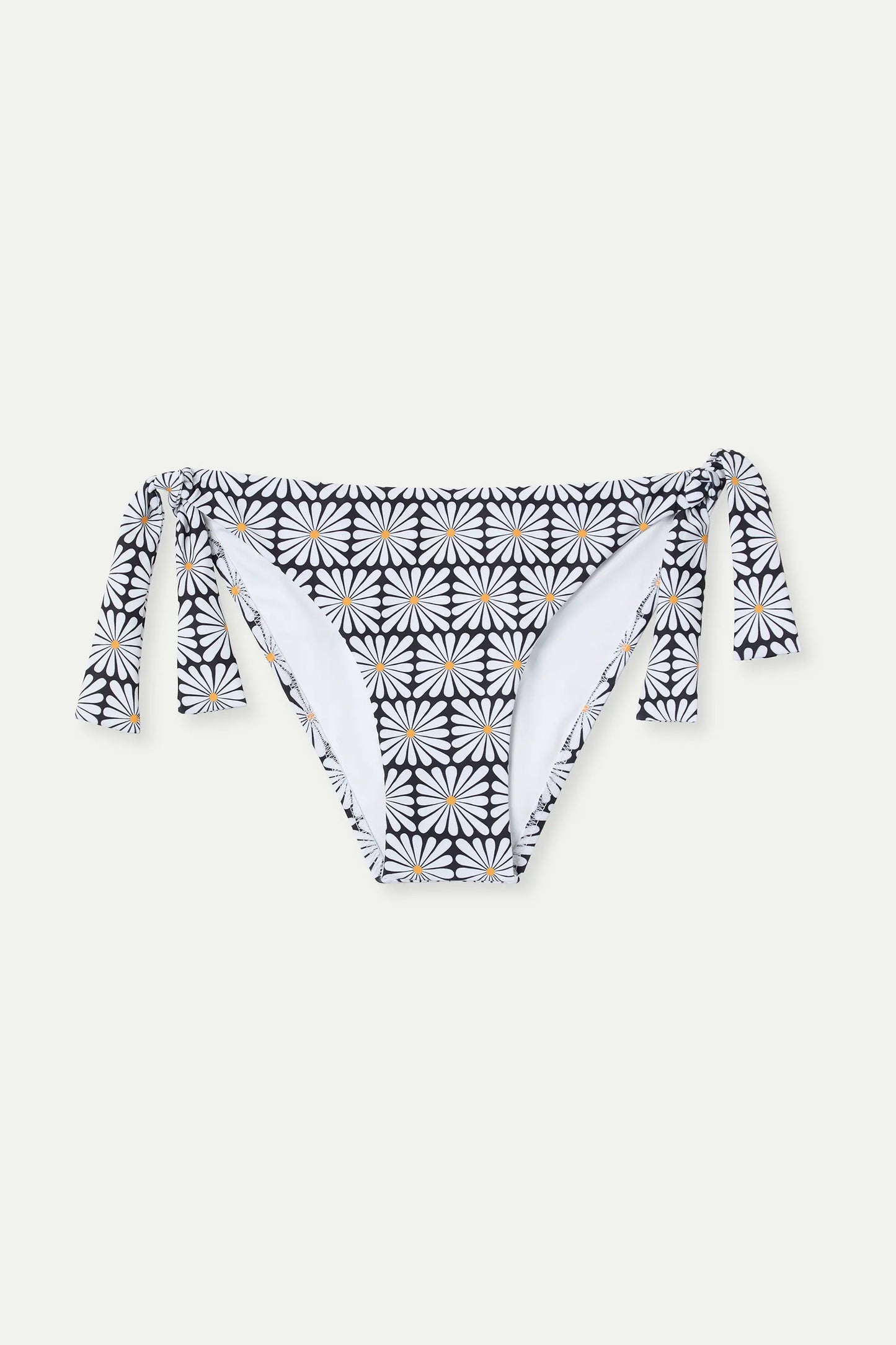 Braguita Bikini lazada con estampado Olive Flower Black