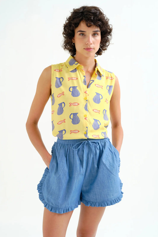 Camisa con estampado Brava