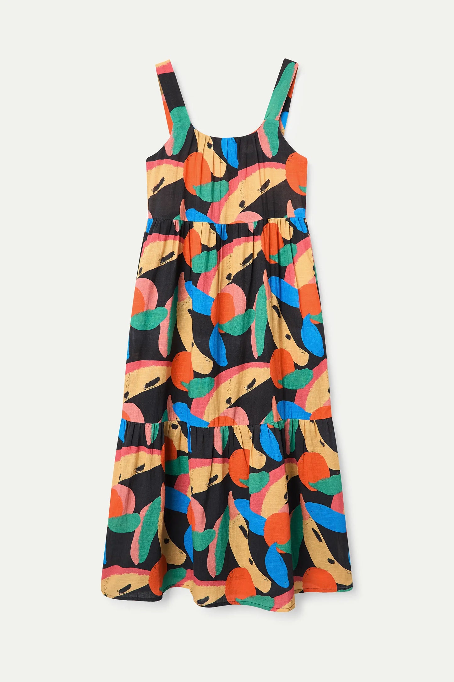 Vestido largo con estampado Tutti Frutti Big