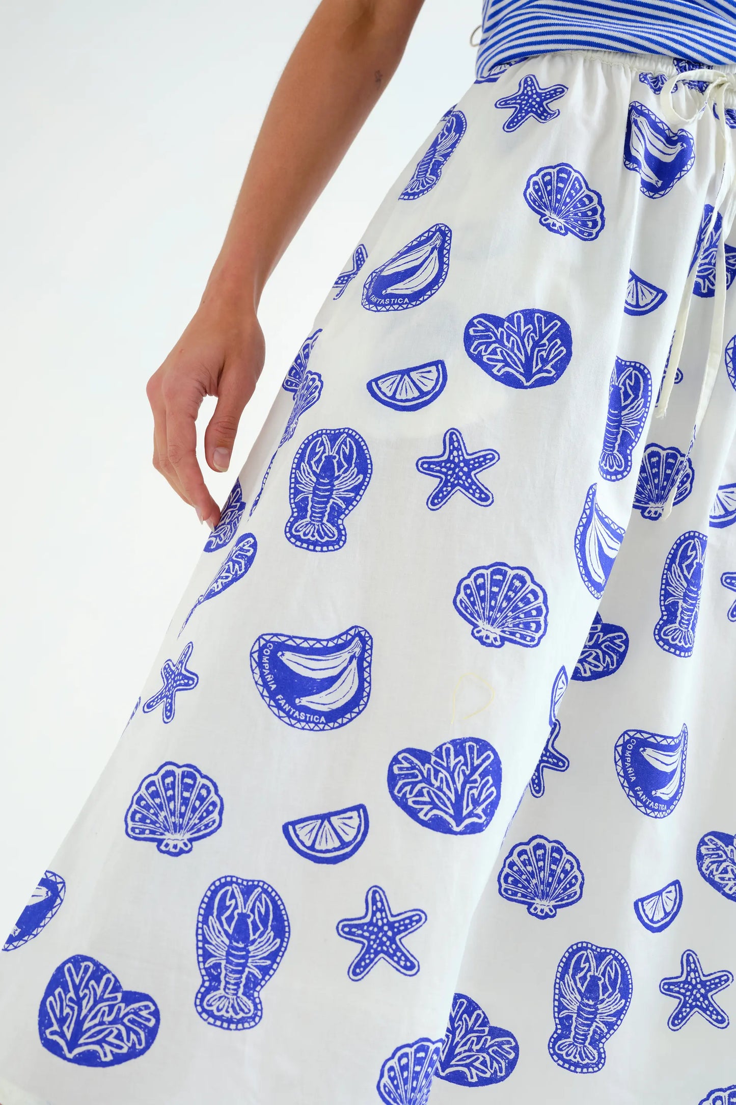 Falda con estampado Lobster