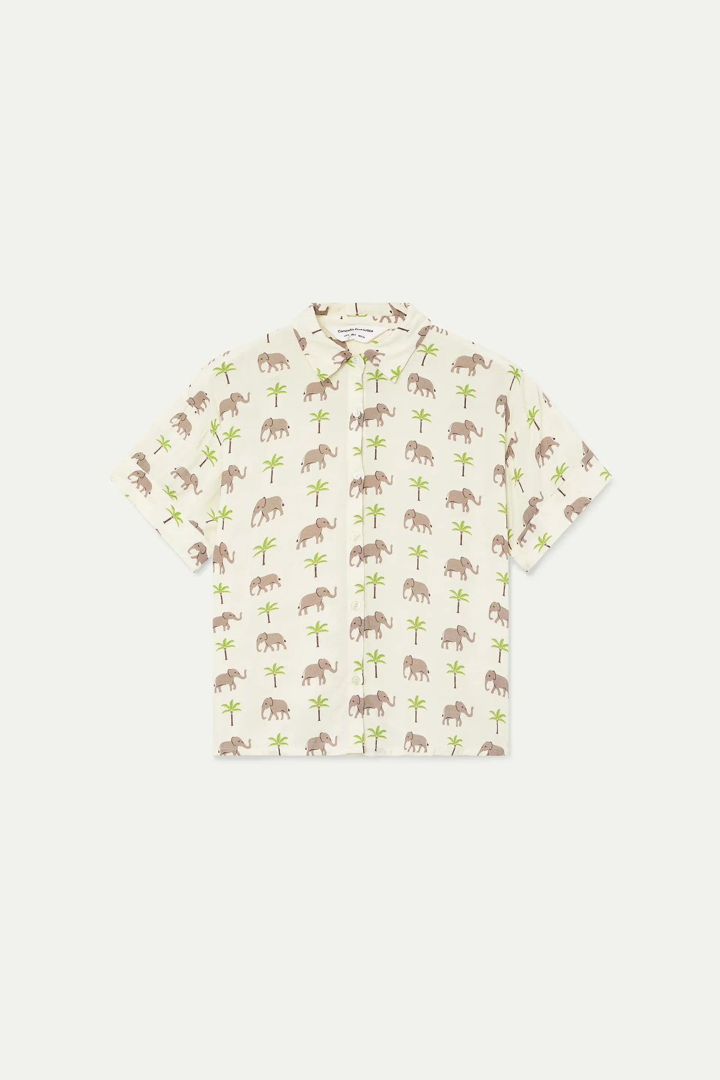 Camisa con estampado Elefante LENZING™ ECOVERO™