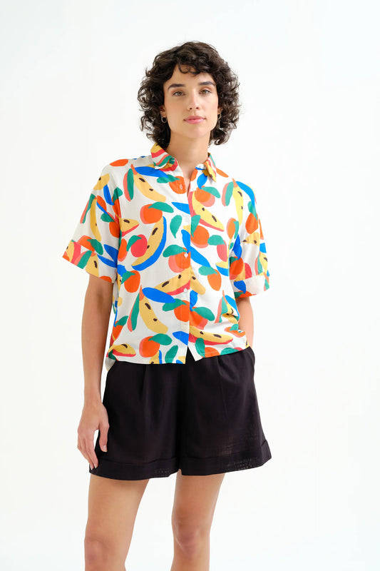 Camisa con estampado Tutti Frutti Small LENZING™ ECOVERO™