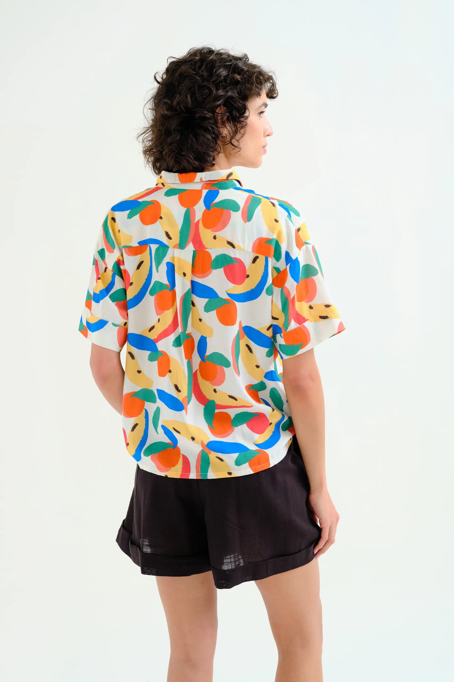Camicia con stampa Tutti Frutti Small LENZING™ ECOVERO™