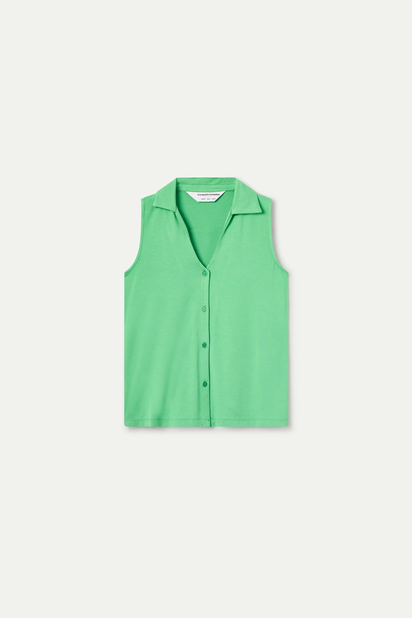 Camisa básica verde