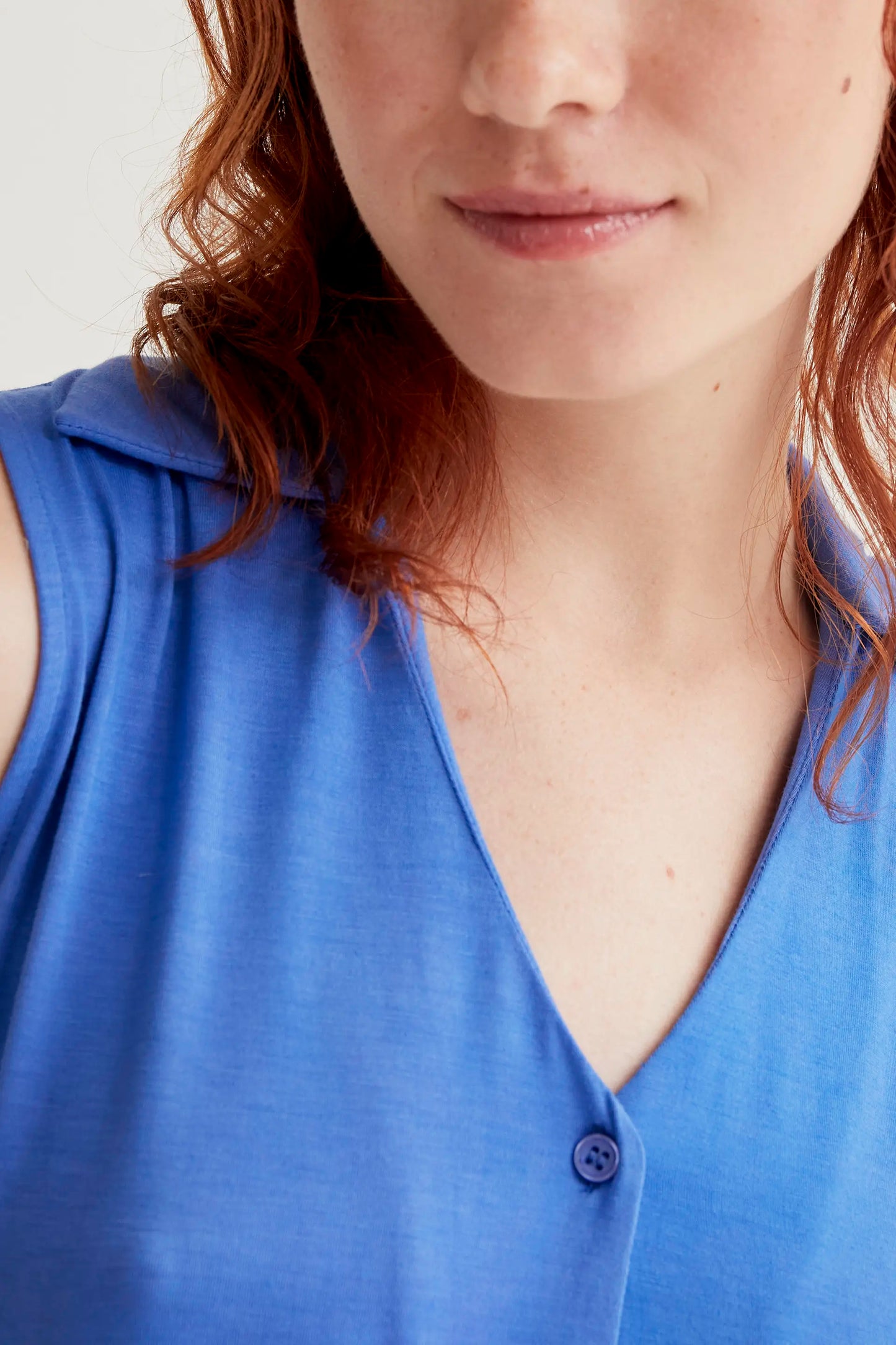 Camisa básica azul