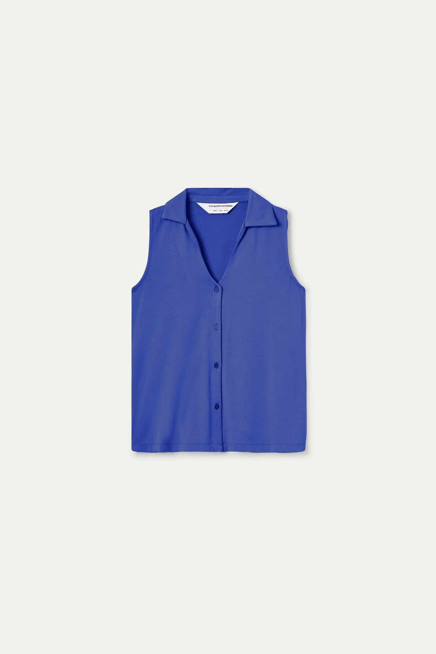 Camisa básica azul
