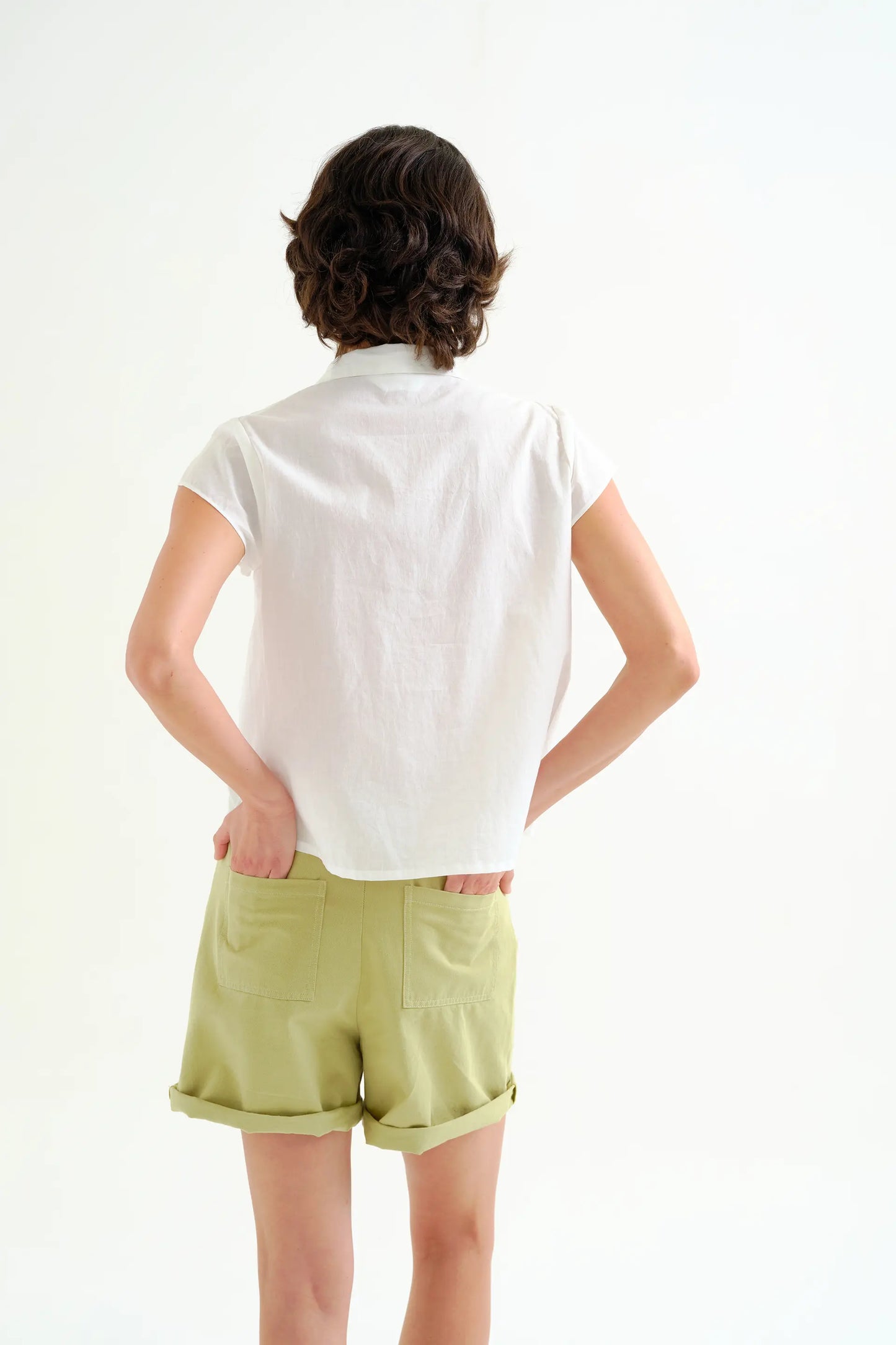 Camisa con bordado de Langosta roja
