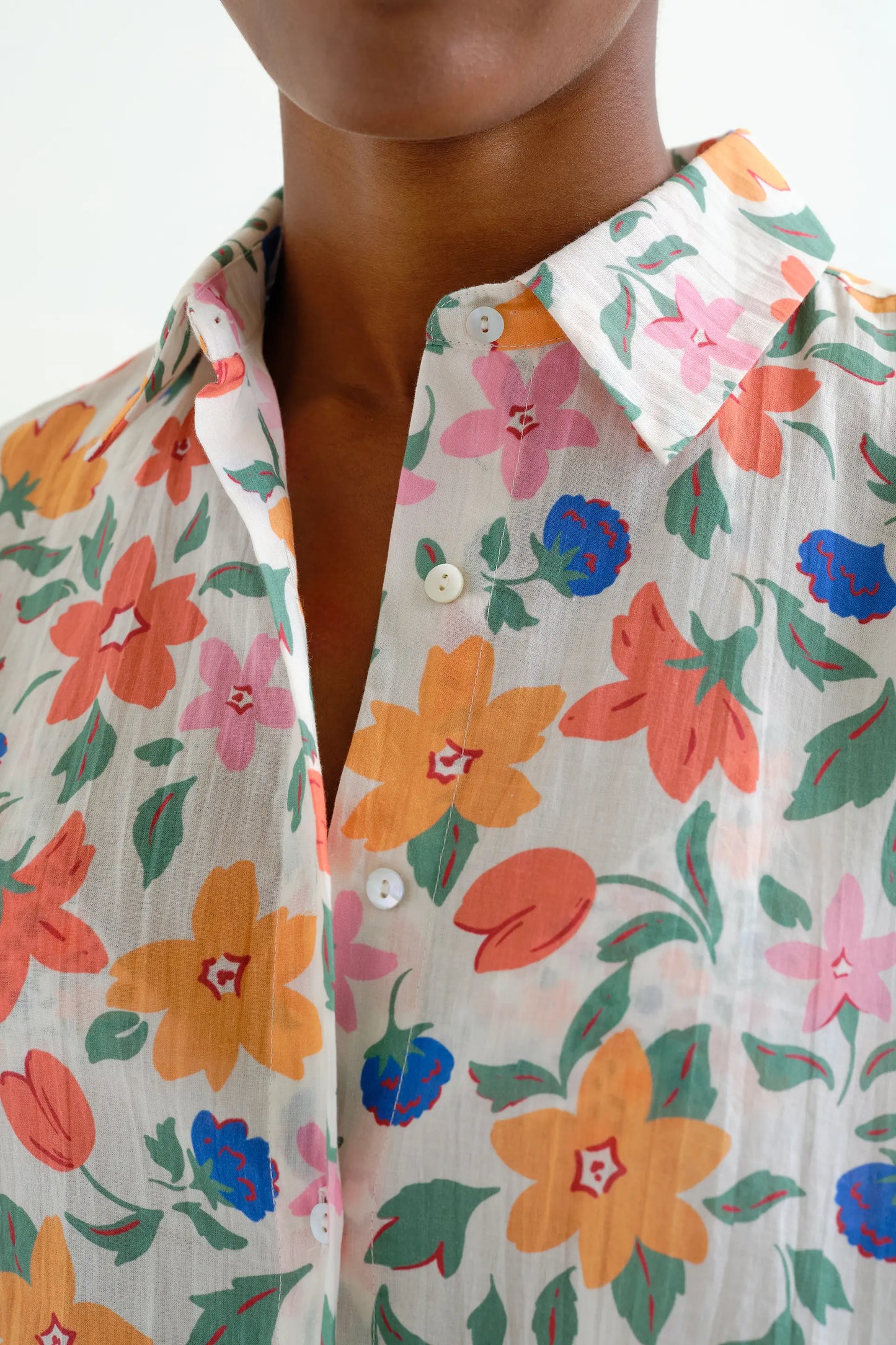 Camisa playera con estampado Lily Big