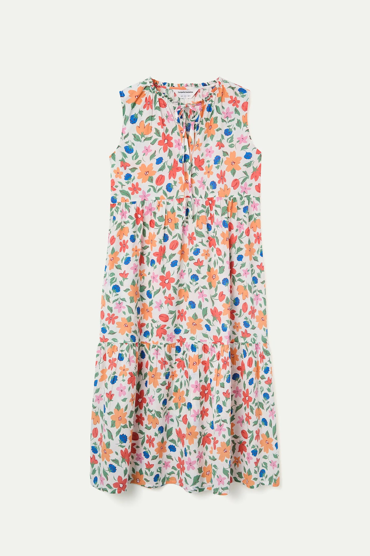 Lily Big print maxi beach dress