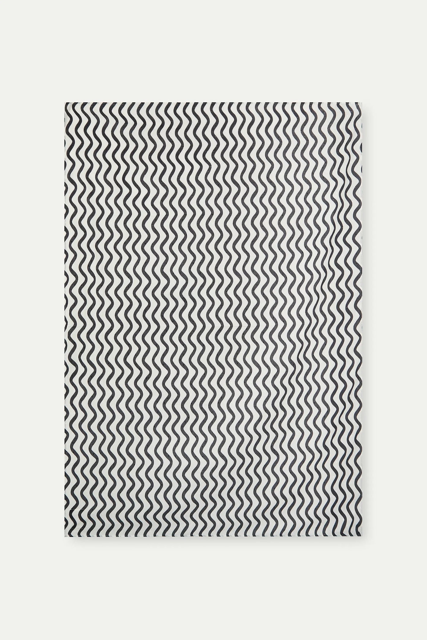 Pareo con estampado Wave Black & White