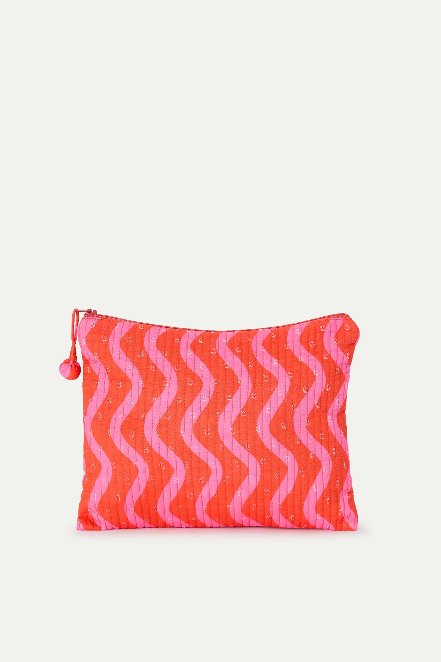 Bolso con estampado Wave Red & Pink