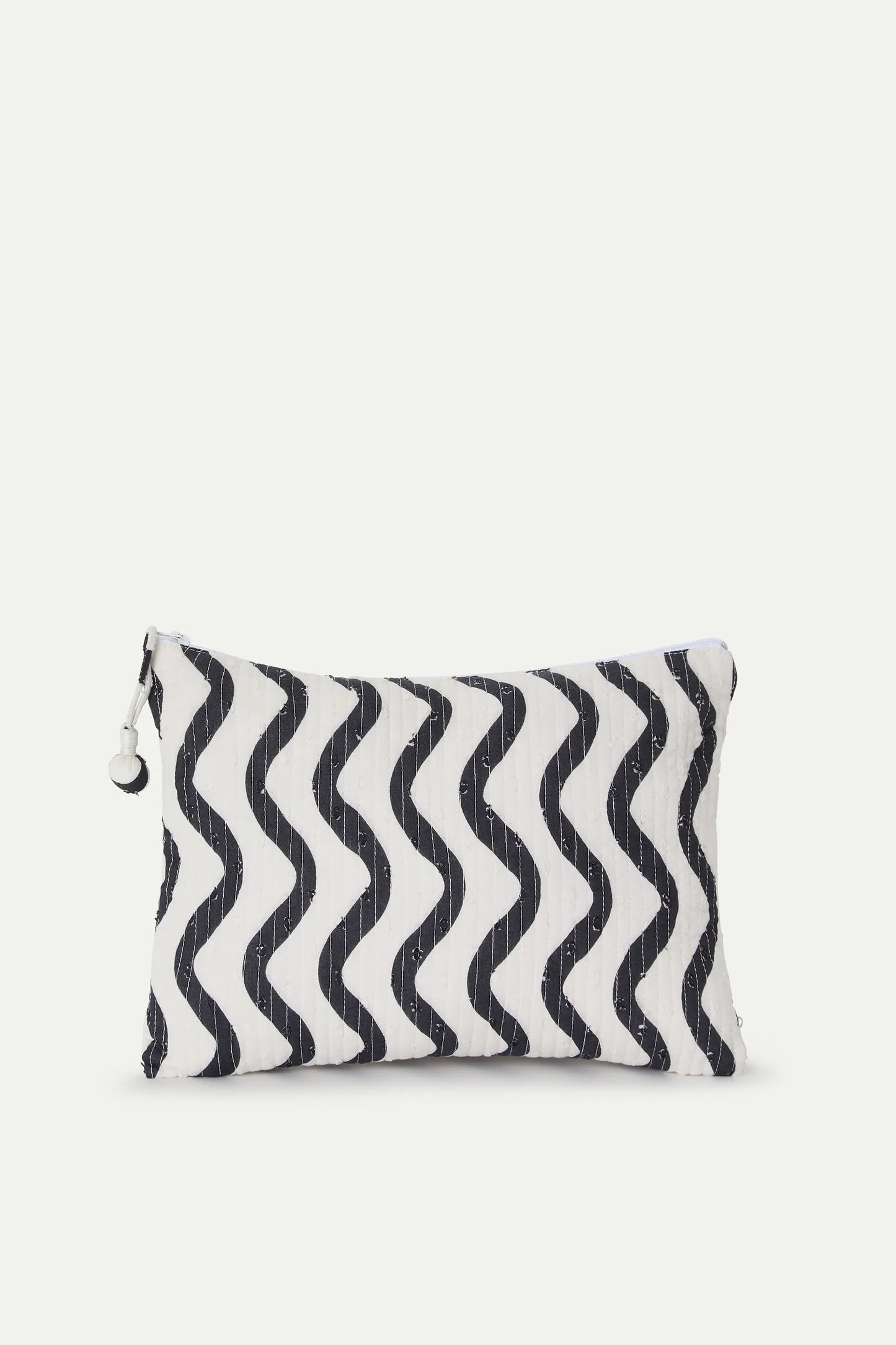 Bolso con estampado Wave Black & White