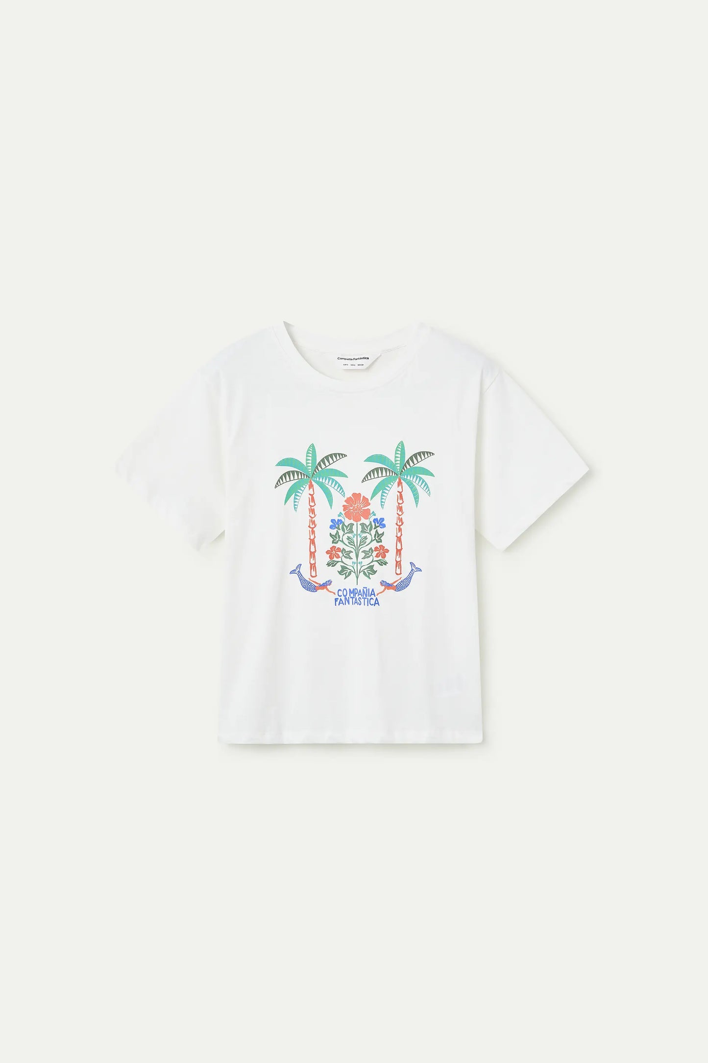 Camiseta con estampado Palm & Mermaid
