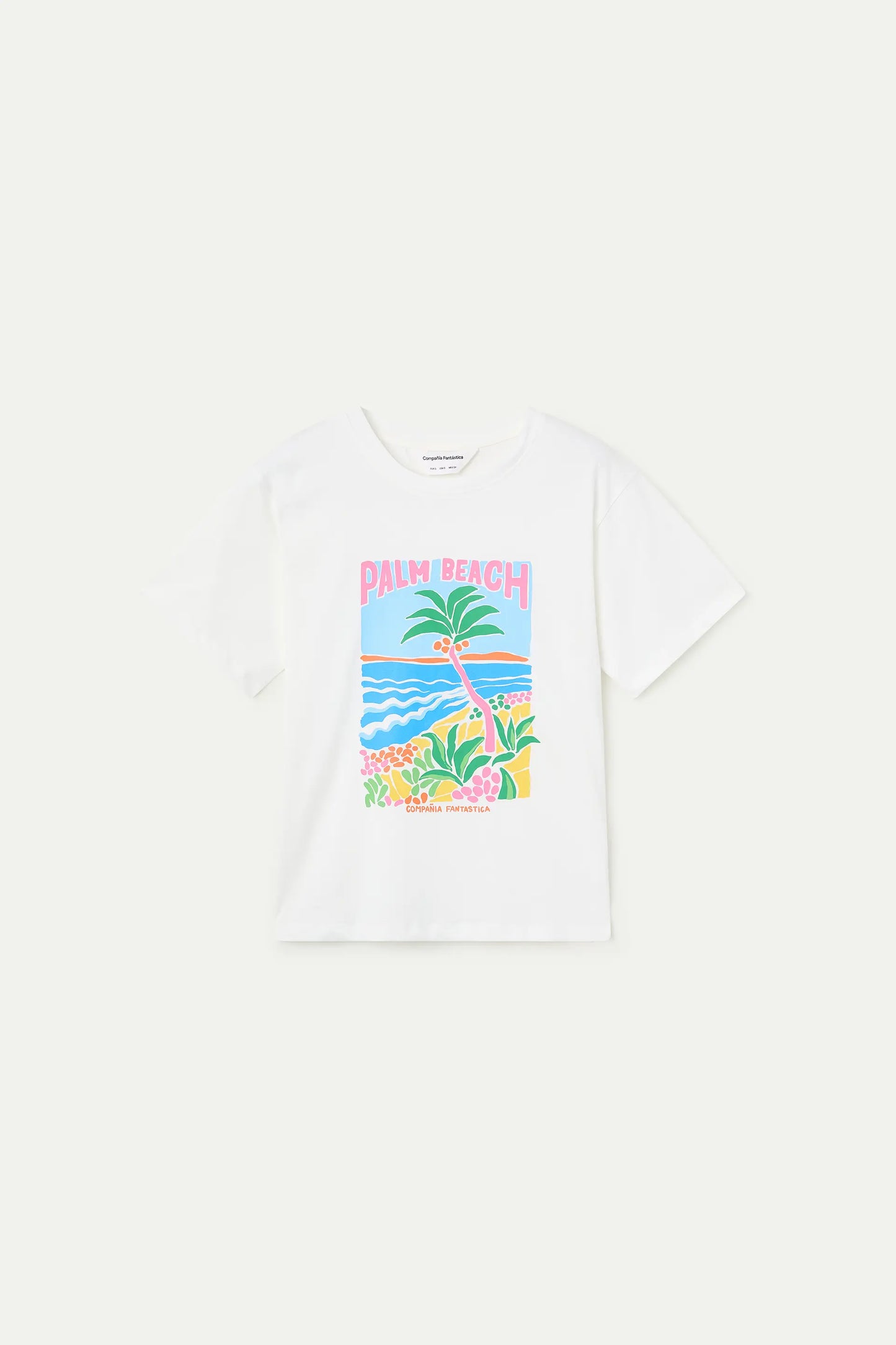 Camiseta con estampado Palm Beach