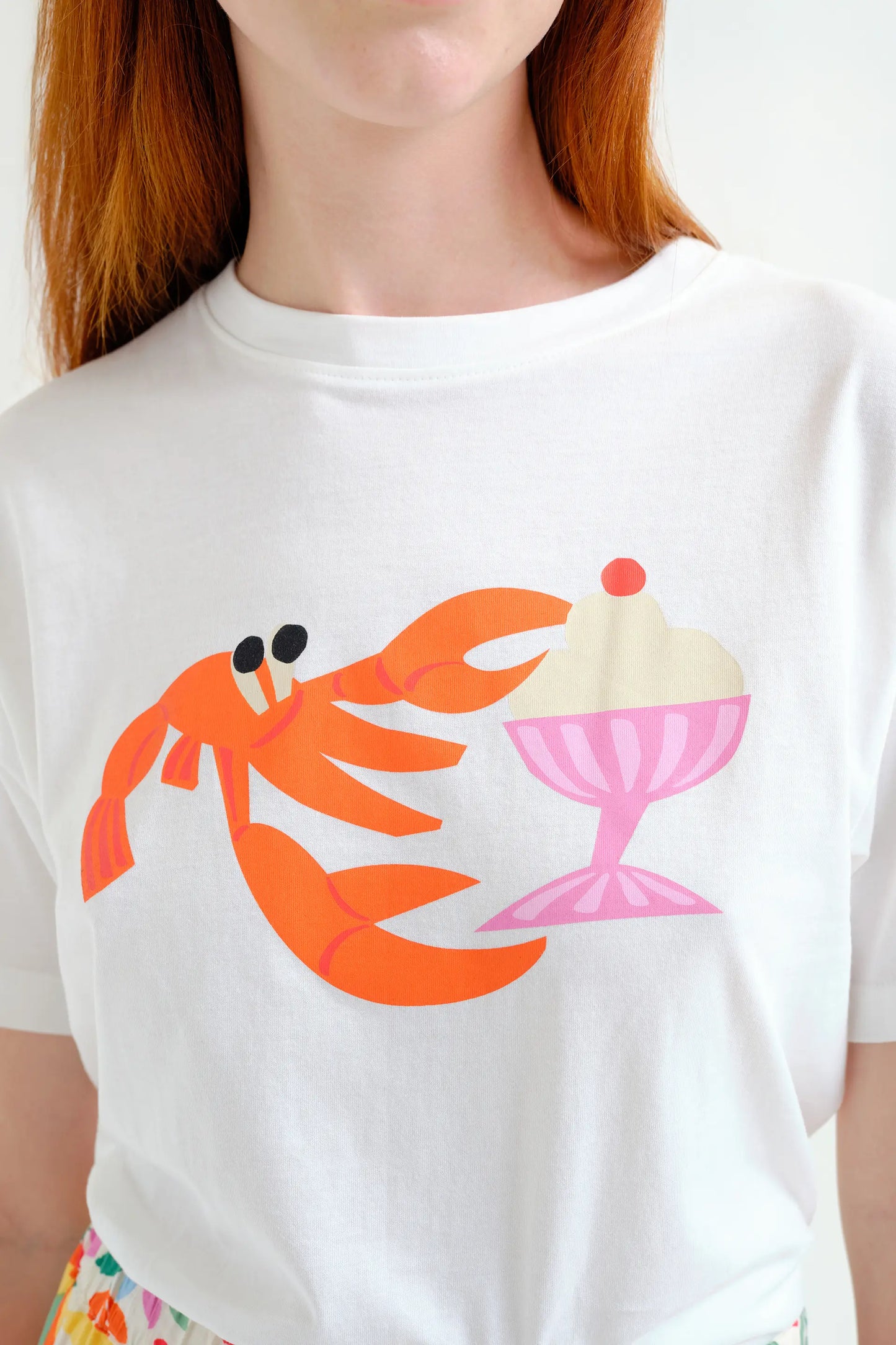 Camiseta con estampado Lagosta