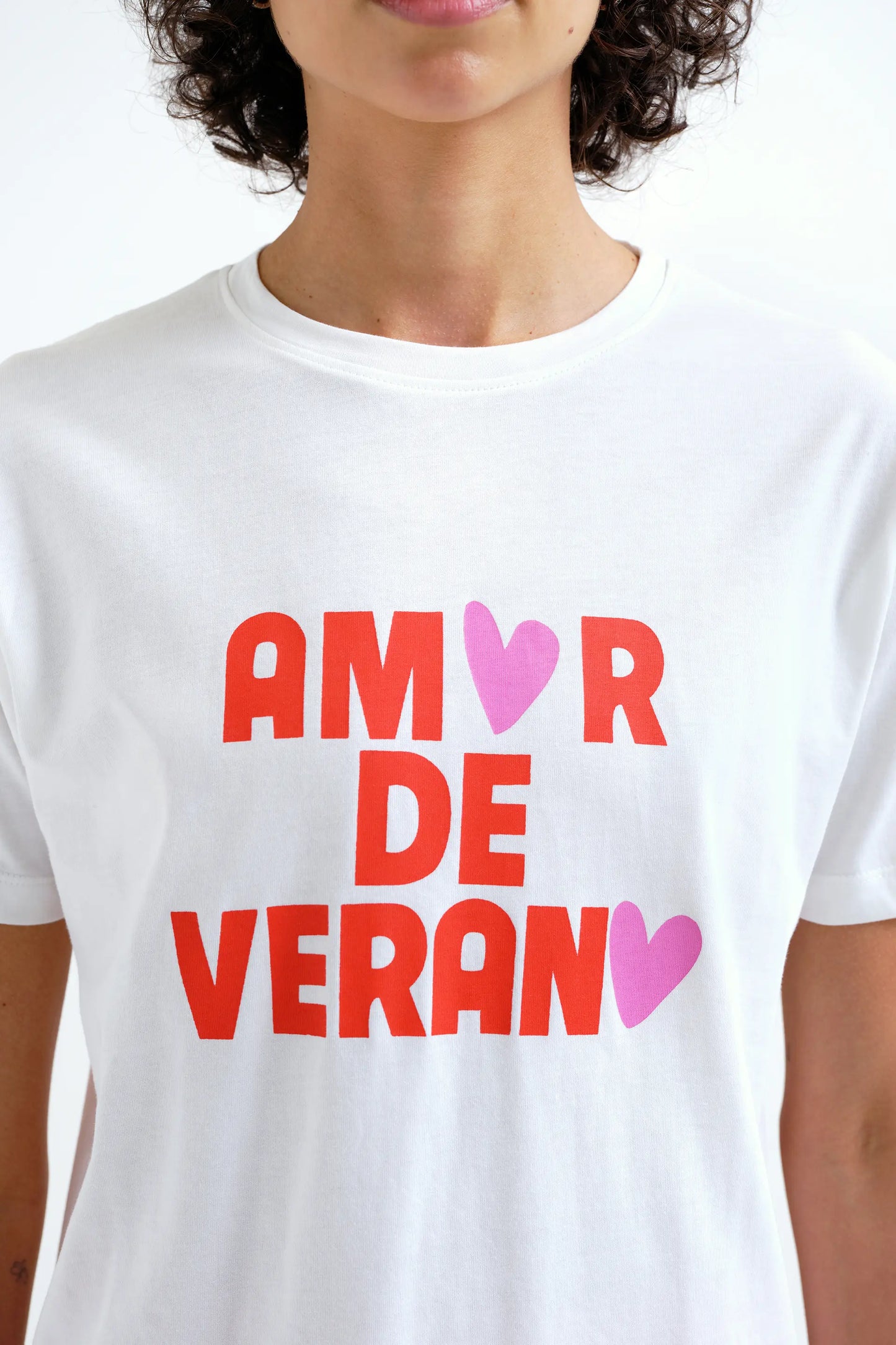 Camiseta con estampado "Amor de Verano"