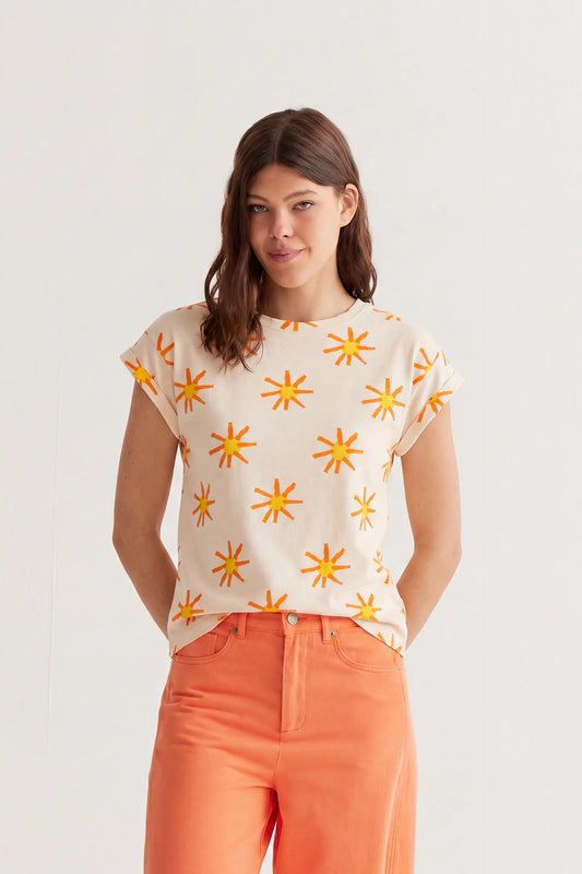 Camiseta con estampado Soles