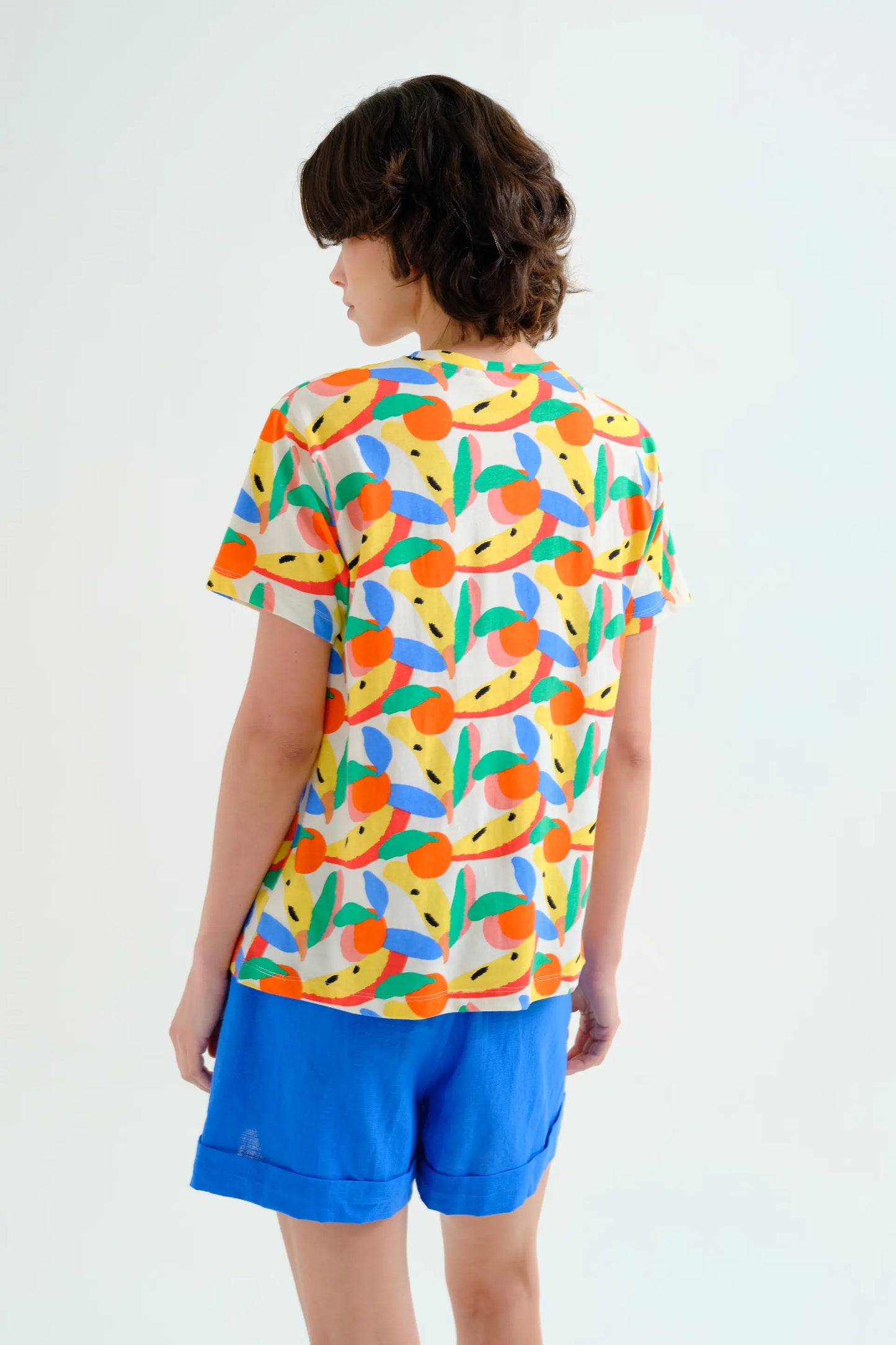 T-shirt con stampa Tutti Frutti Small