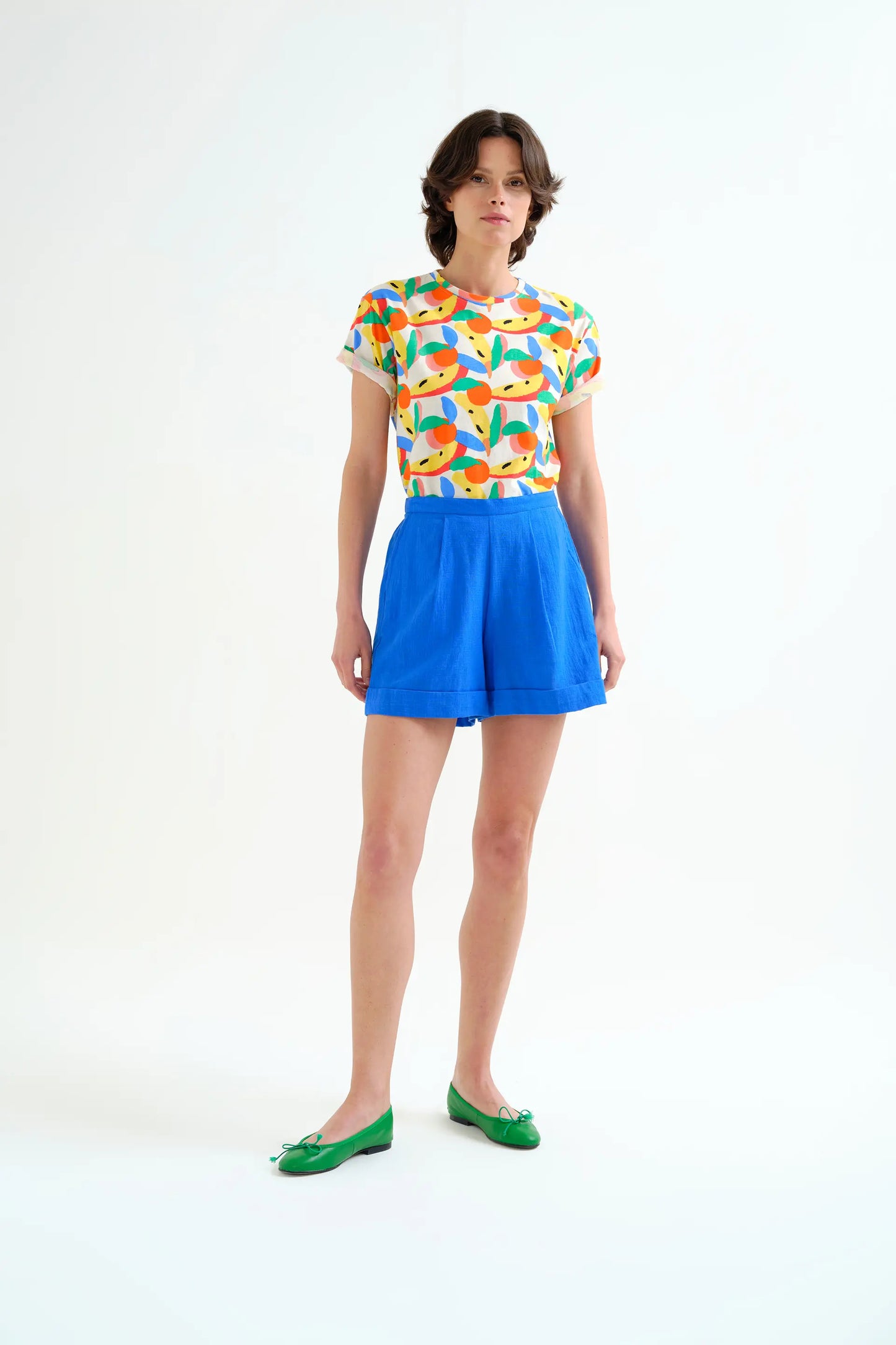T-shirt con stampa Tutti Frutti Small