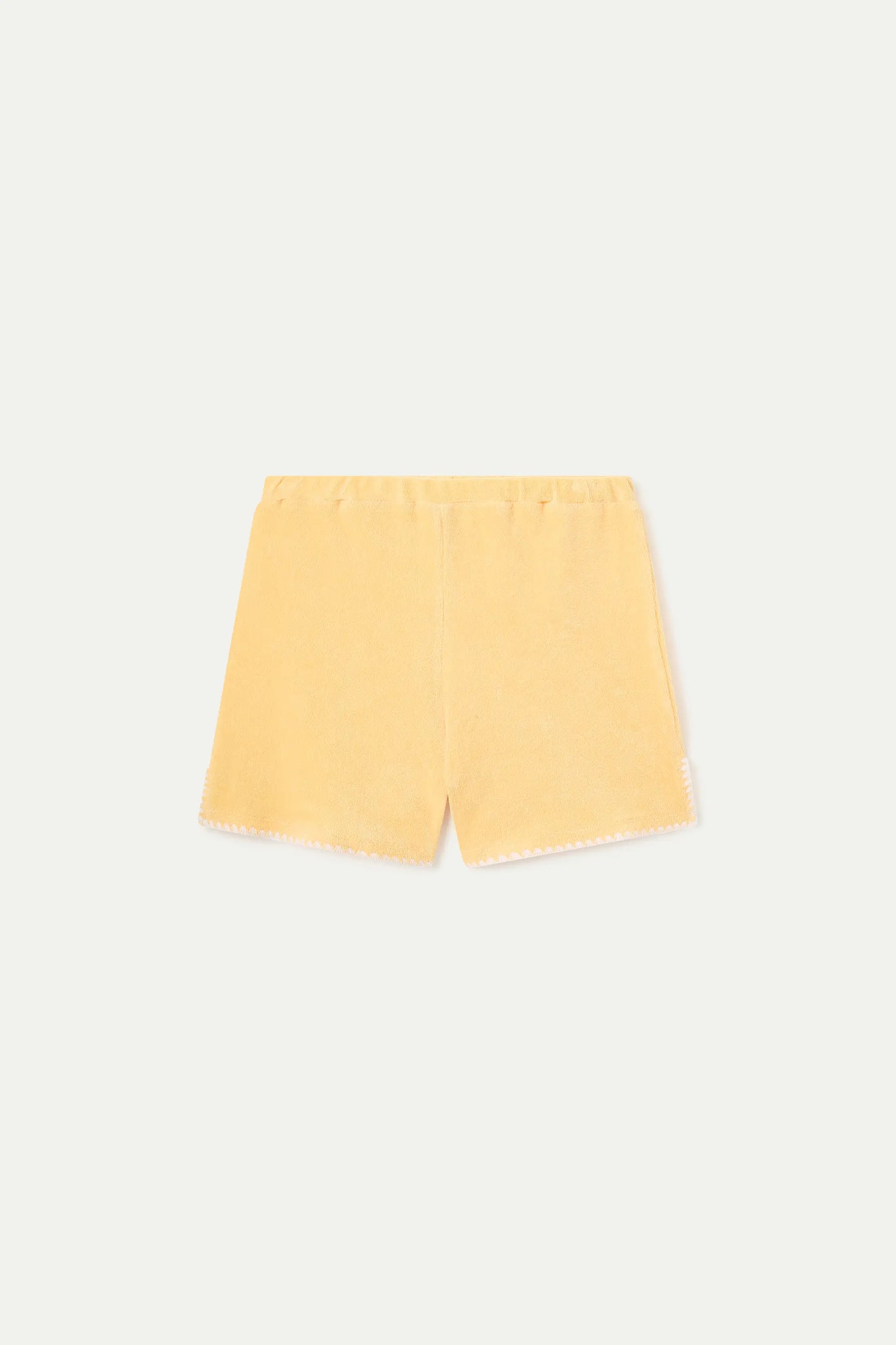 Shorts playero amarillo claro