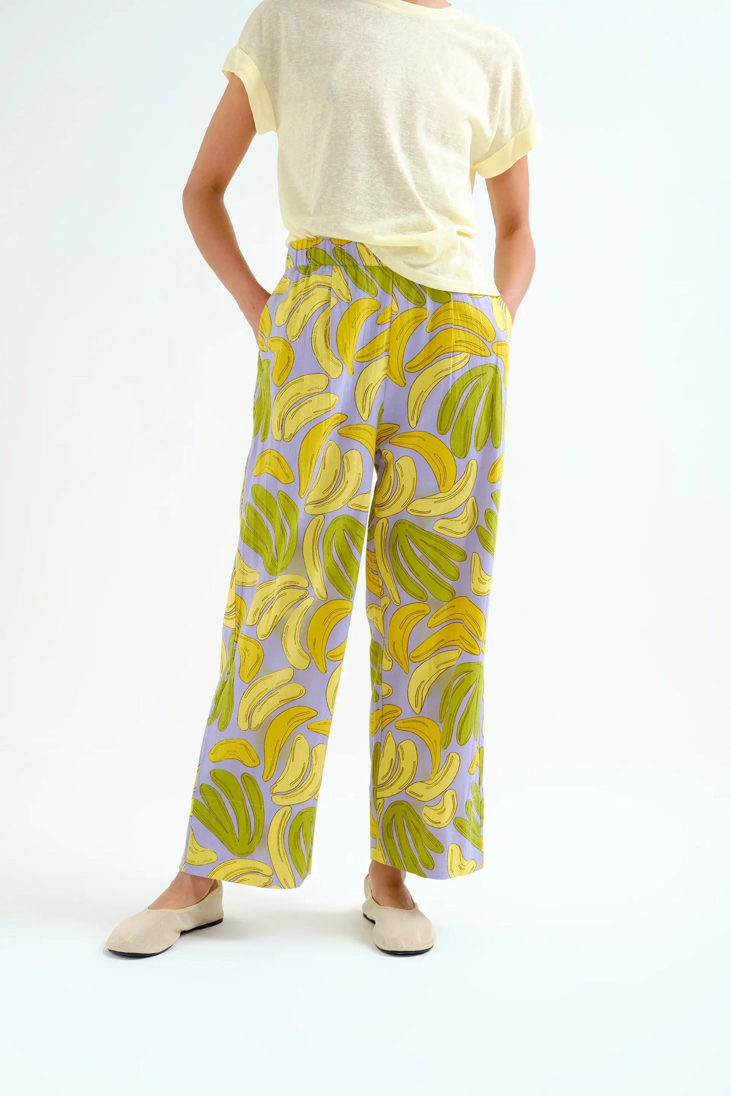 Pantalón con estampado Guineo