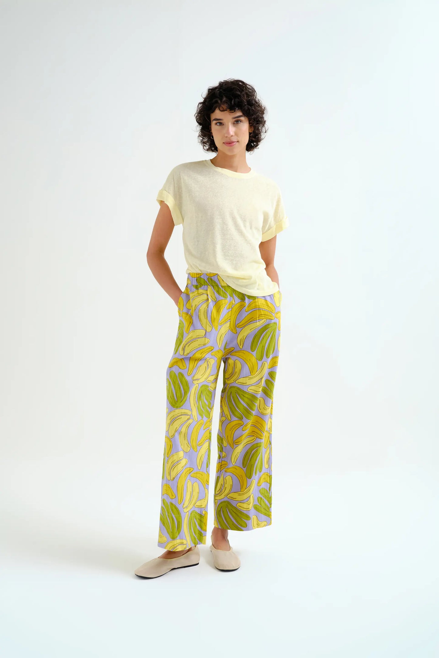 Pantalón con estampado Guineo