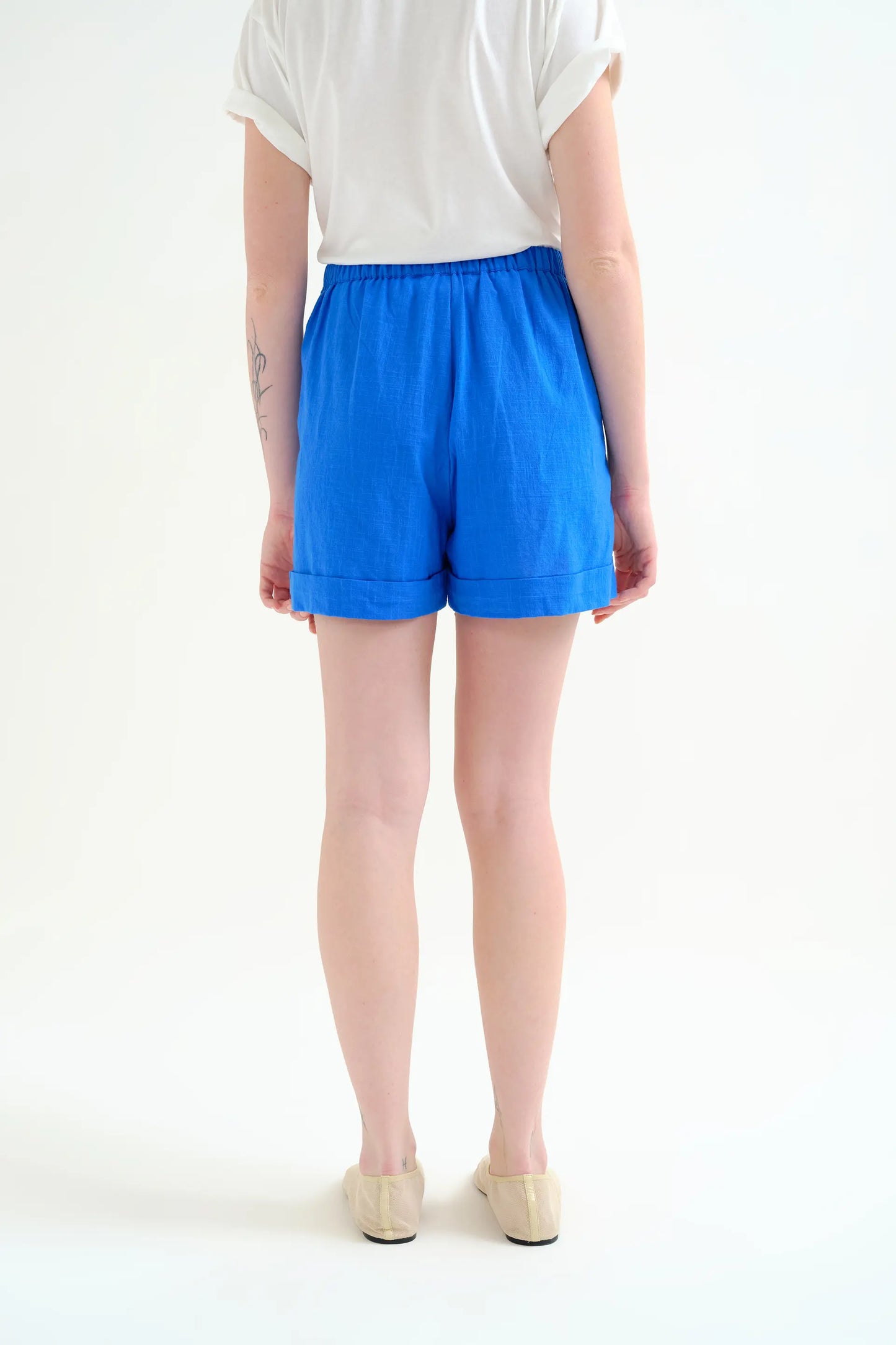 Shorts 100% algodón azul marino