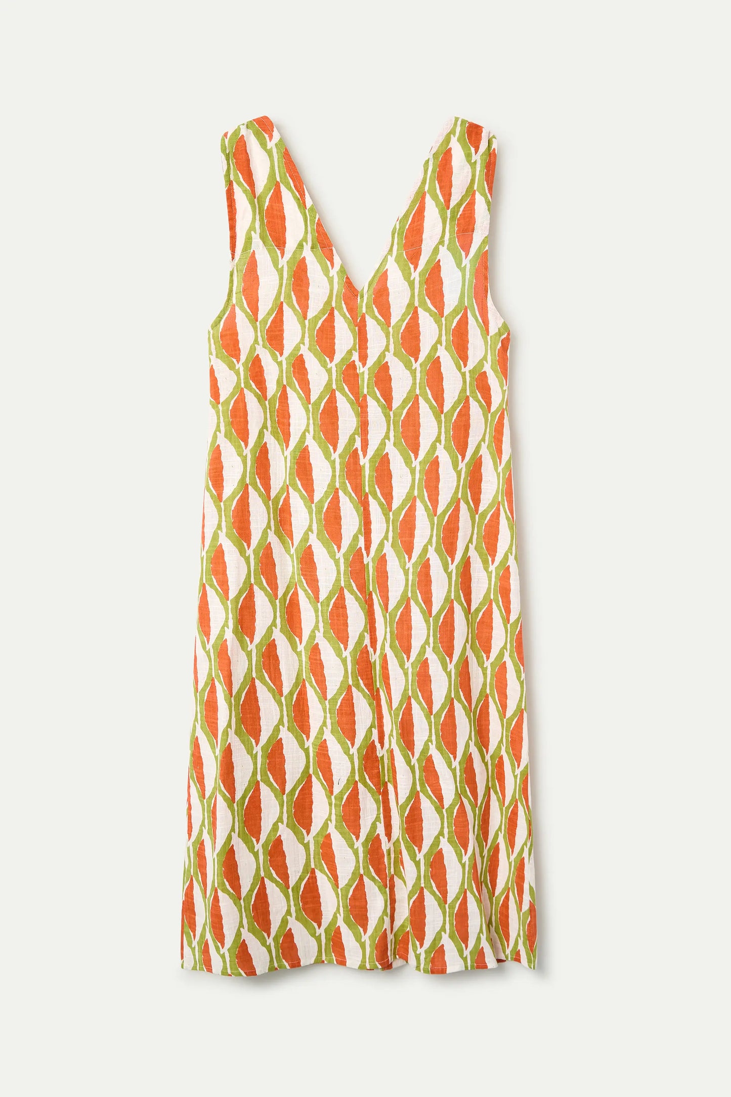 Vestido corto con estampado Aloe