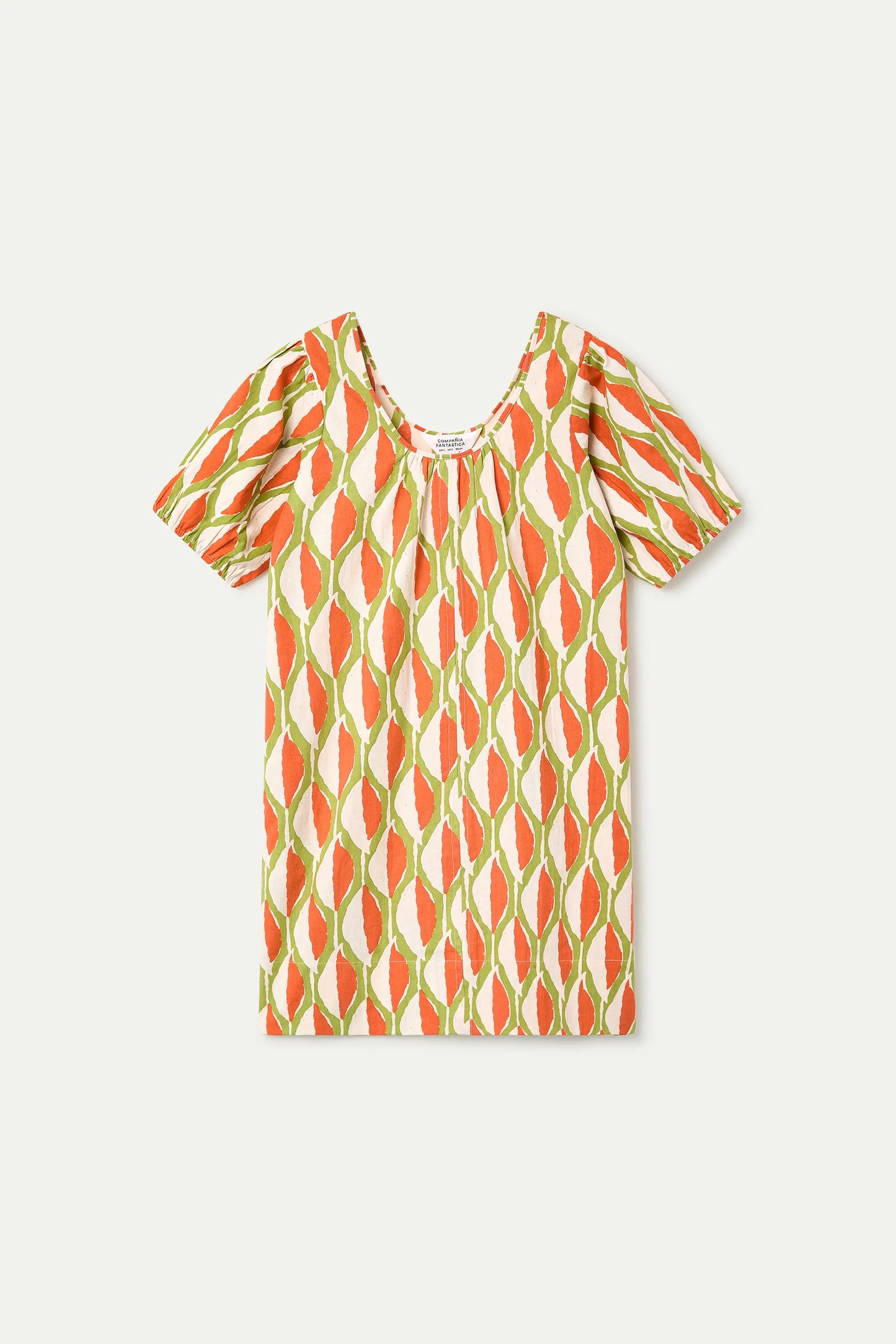 Aloe print short dress