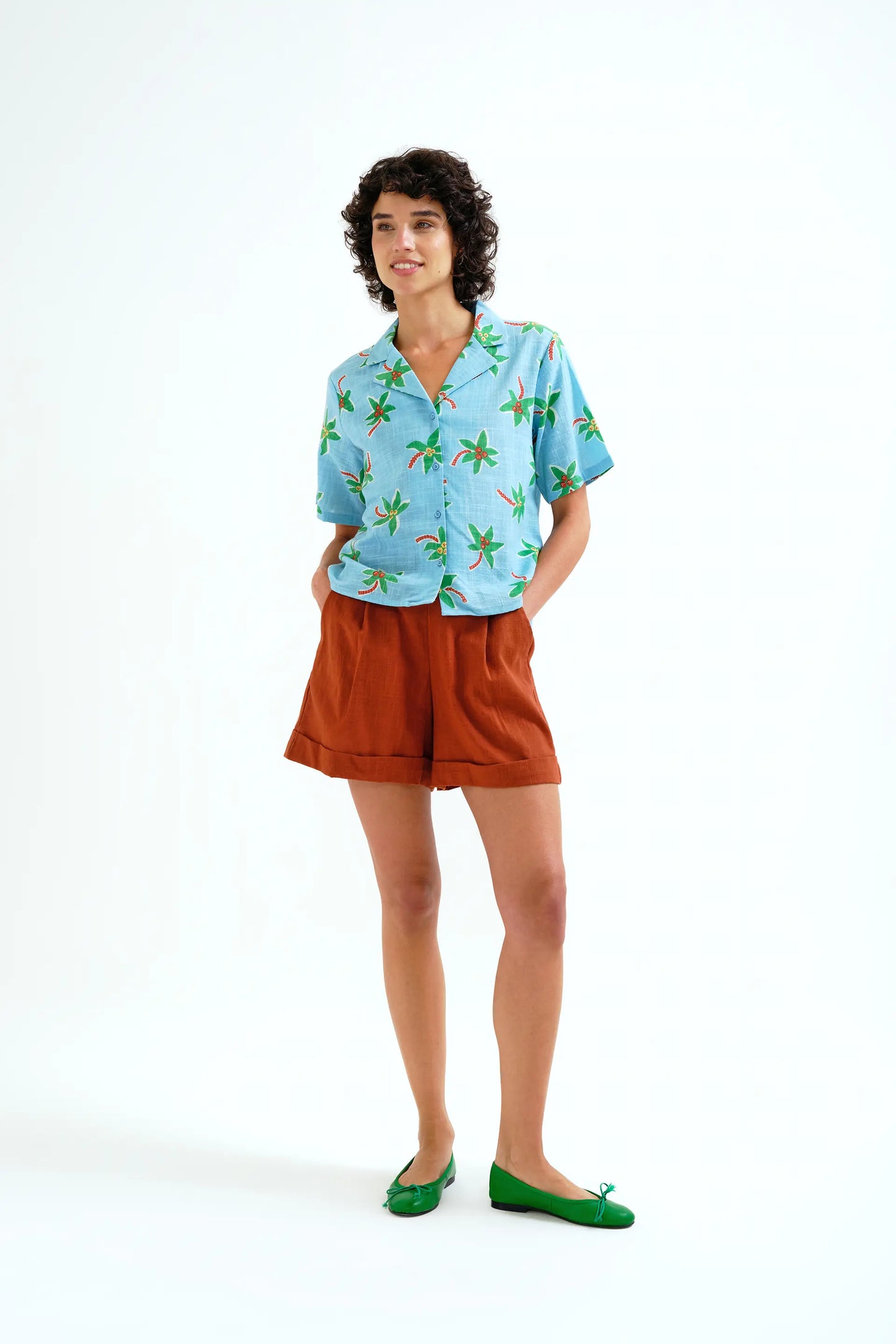 Camisa con estampado Cocotero Small