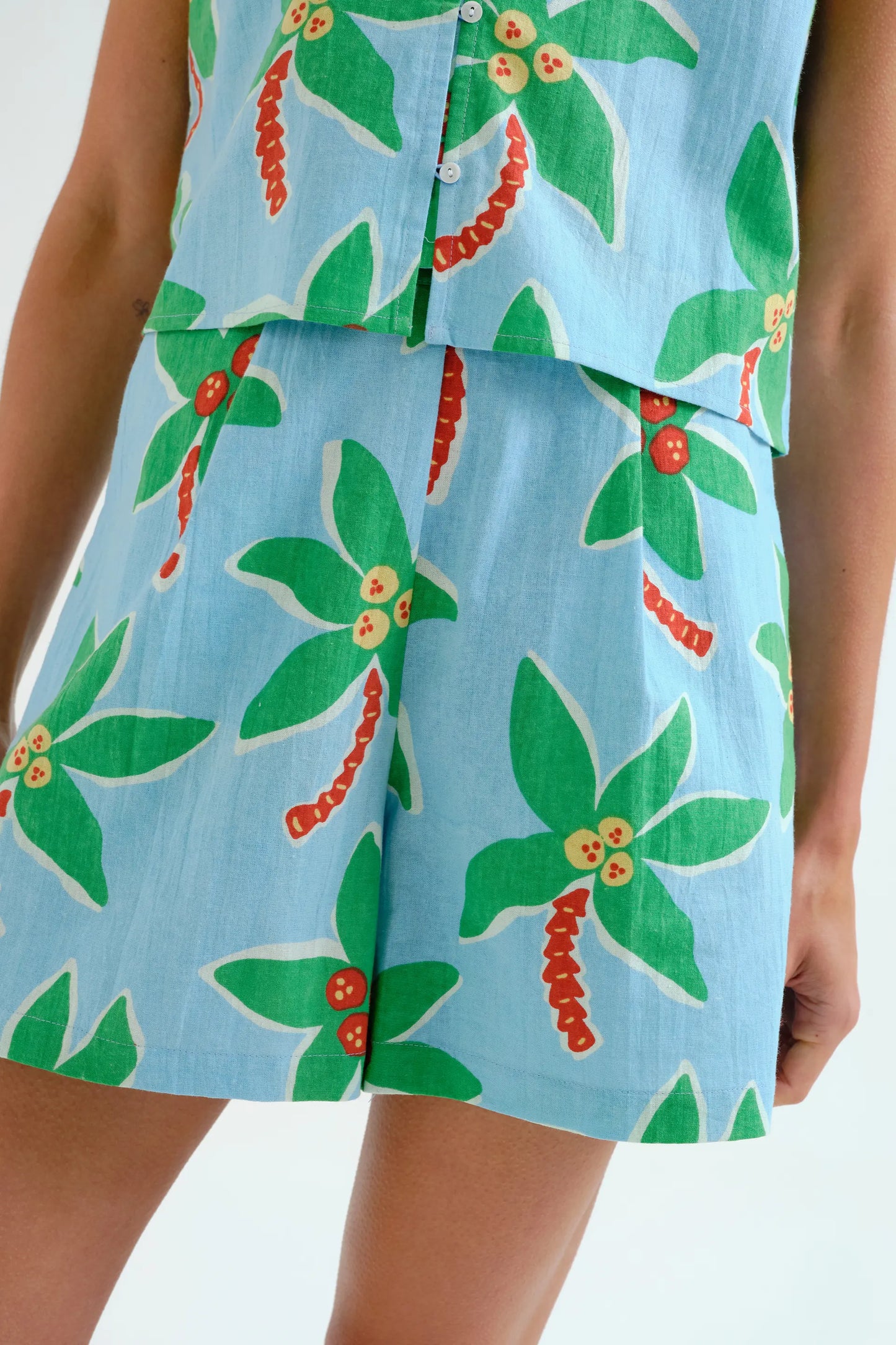Shorts con estampado Cocotero Big